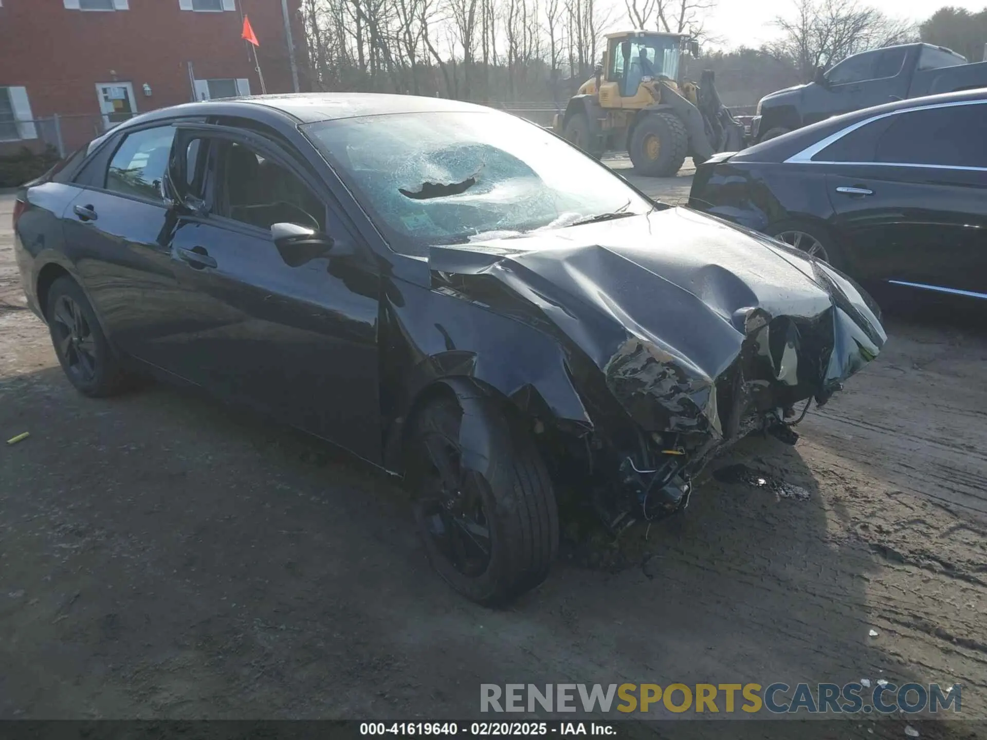 1 Photograph of a damaged car KMHLM4AG3MU091733 HYUNDAI ELANTRA 2021