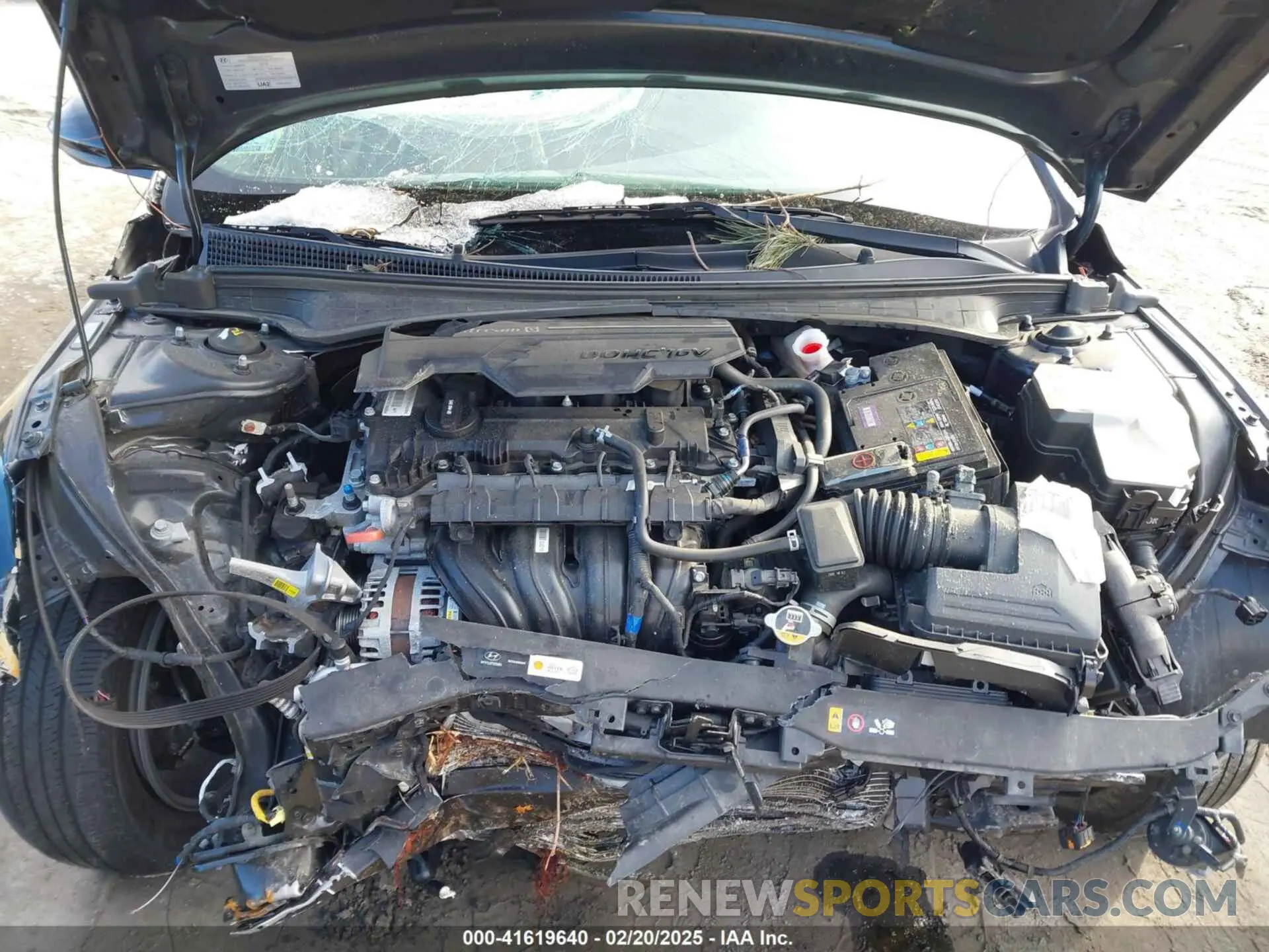 10 Photograph of a damaged car KMHLM4AG3MU091733 HYUNDAI ELANTRA 2021