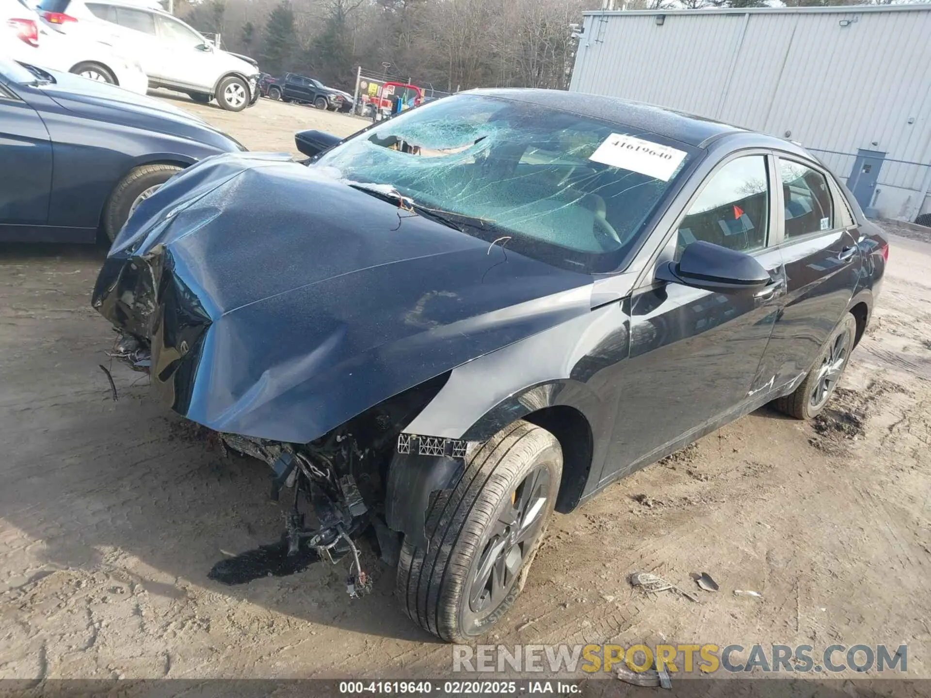 2 Photograph of a damaged car KMHLM4AG3MU091733 HYUNDAI ELANTRA 2021