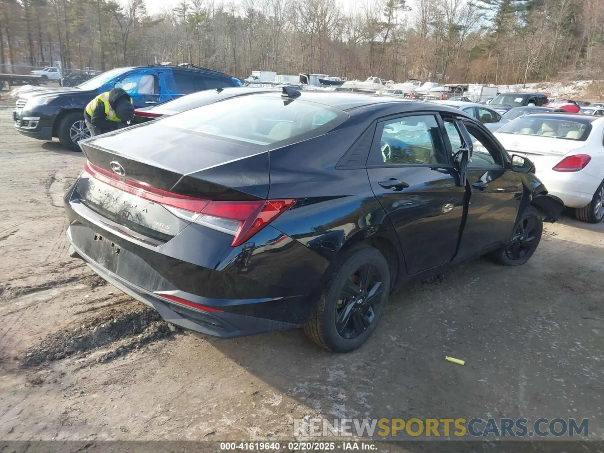 4 Photograph of a damaged car KMHLM4AG3MU091733 HYUNDAI ELANTRA 2021