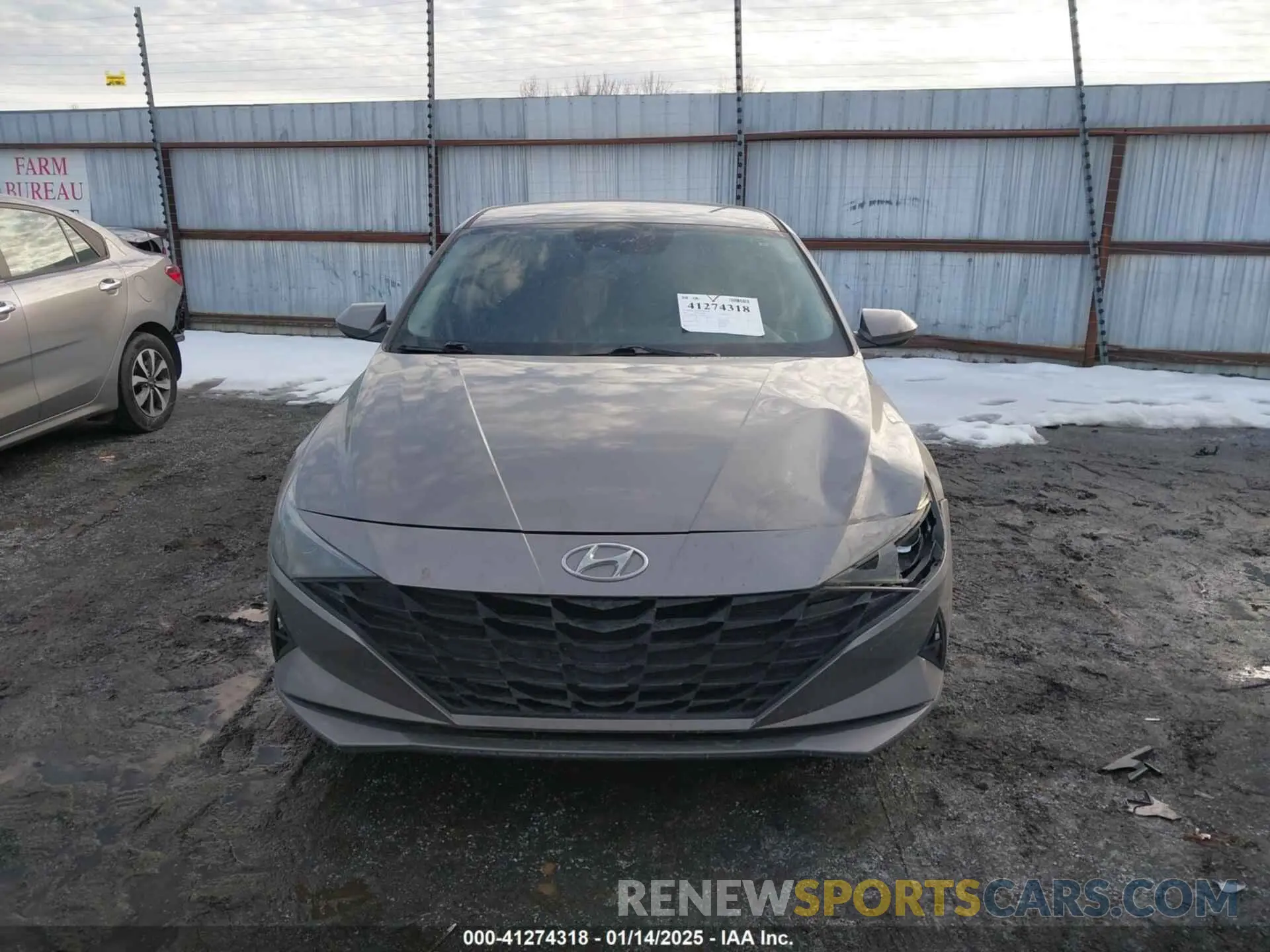 12 Фотография поврежденного автомобиля KMHLM4AG3MU107316 HYUNDAI ELANTRA 2021