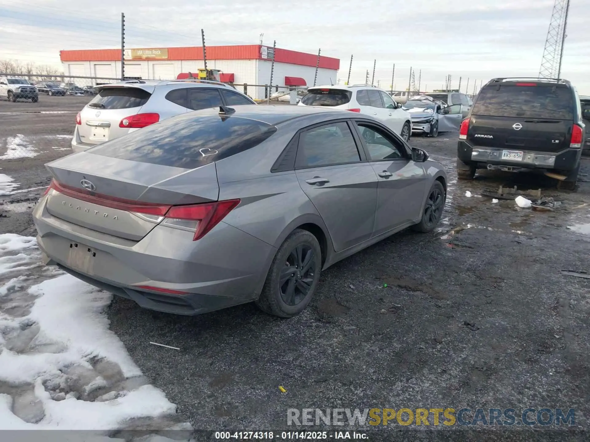 4 Фотография поврежденного автомобиля KMHLM4AG3MU107316 HYUNDAI ELANTRA 2021