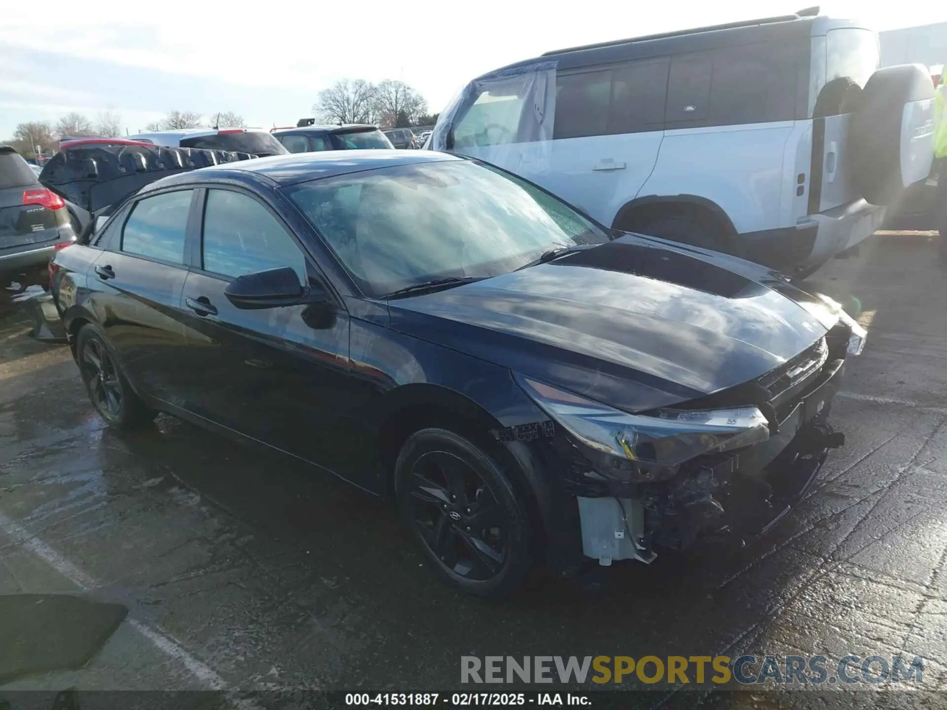 13 Photograph of a damaged car KMHLM4AG3MU118414 HYUNDAI ELANTRA 2021