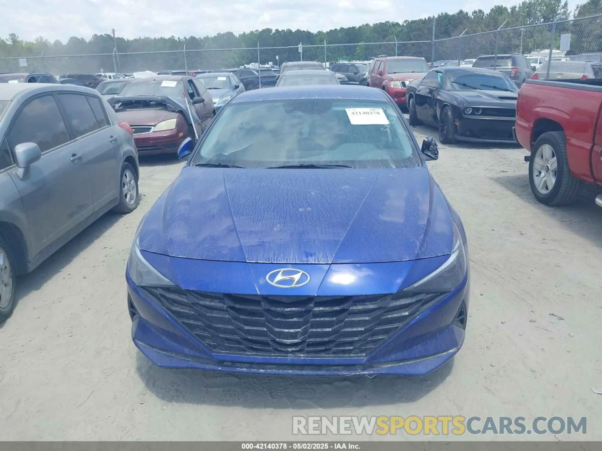12 Photograph of a damaged car KMHLM4AG3MU159500 HYUNDAI ELANTRA 2021
