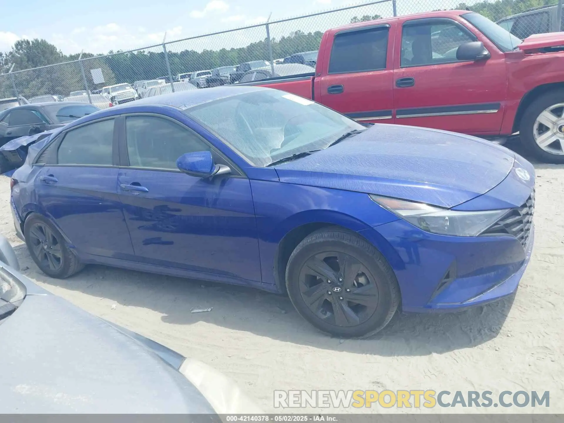 13 Photograph of a damaged car KMHLM4AG3MU159500 HYUNDAI ELANTRA 2021