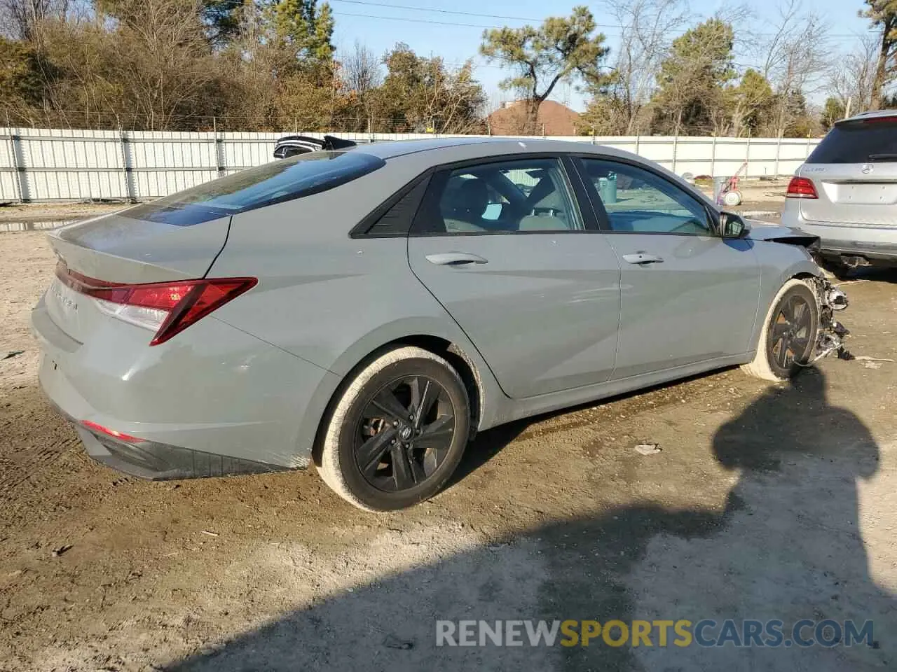 3 Photograph of a damaged car KMHLM4AG3MU163868 HYUNDAI ELANTRA 2021