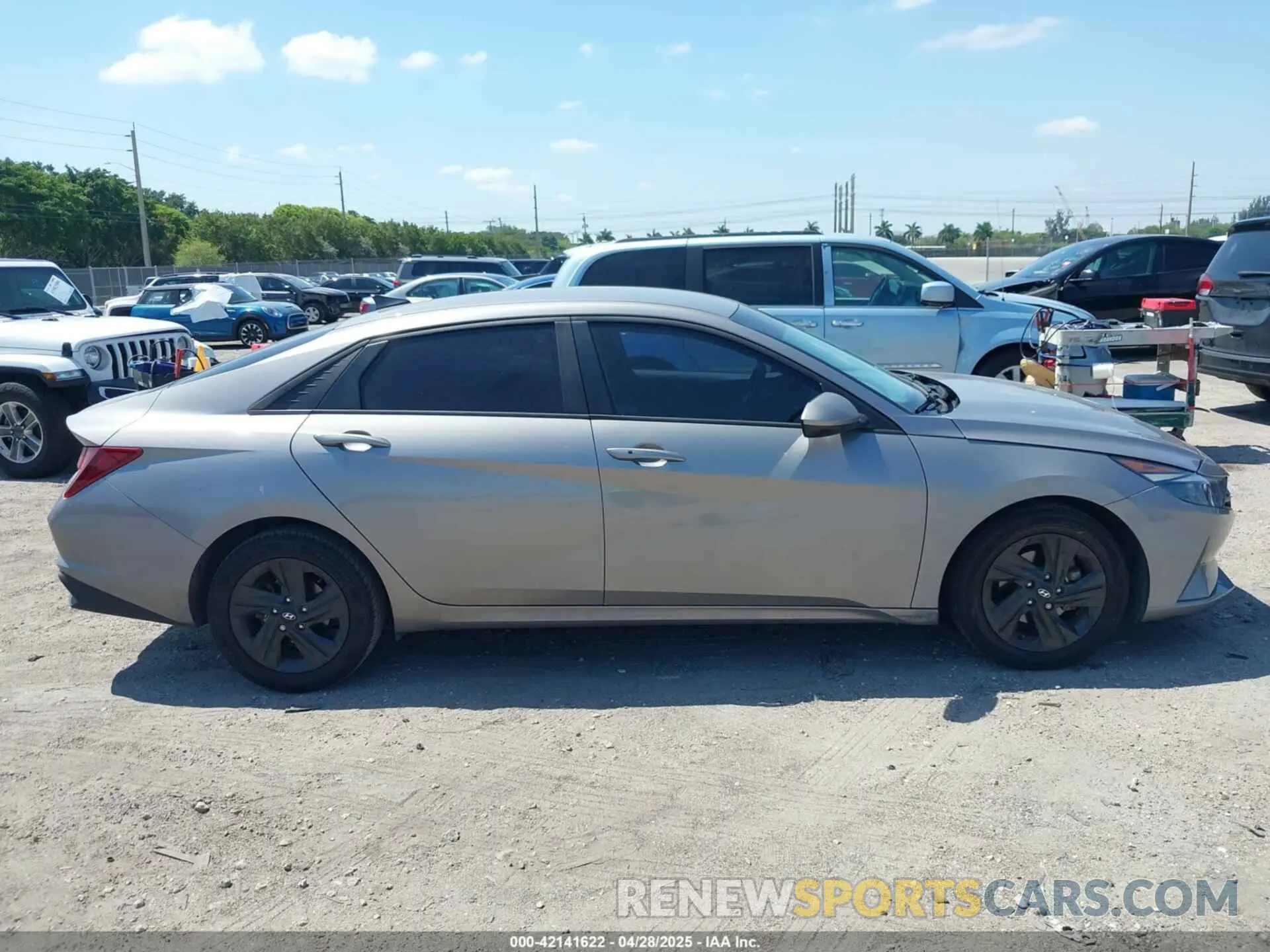 13 Фотография поврежденного автомобиля KMHLM4AG3MU209568 HYUNDAI ELANTRA 2021