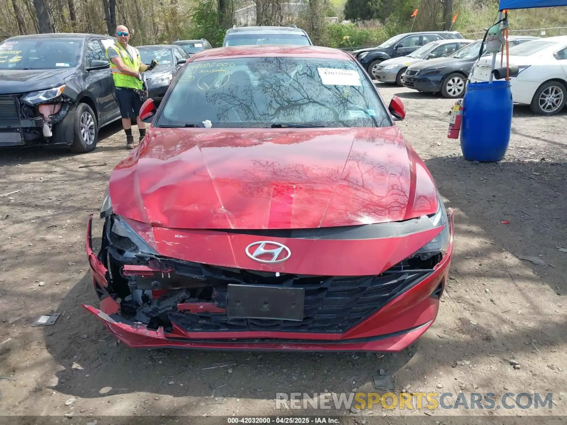 12 Photograph of a damaged car KMHLM4AG4MU066193 HYUNDAI ELANTRA 2021