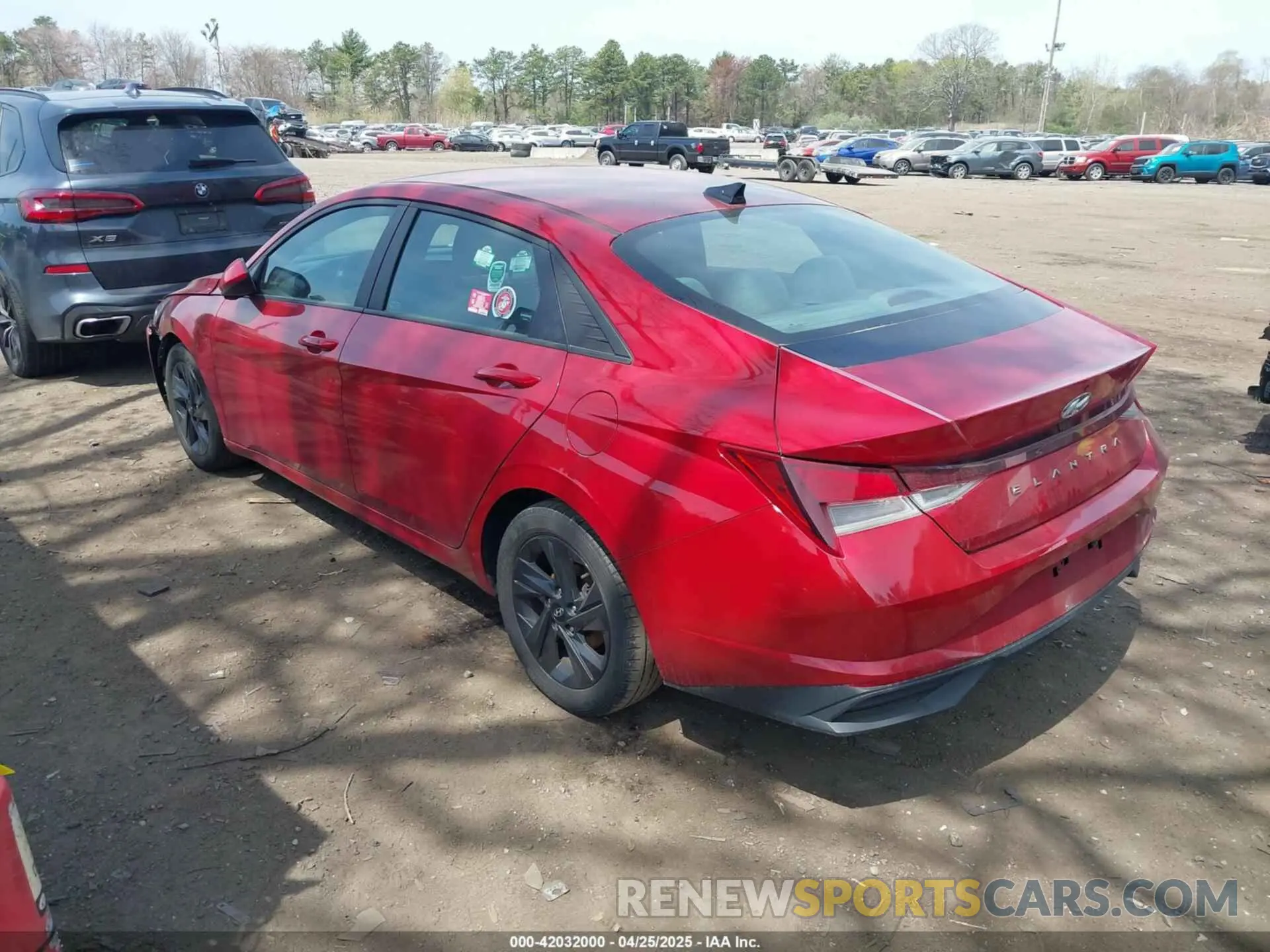 3 Photograph of a damaged car KMHLM4AG4MU066193 HYUNDAI ELANTRA 2021