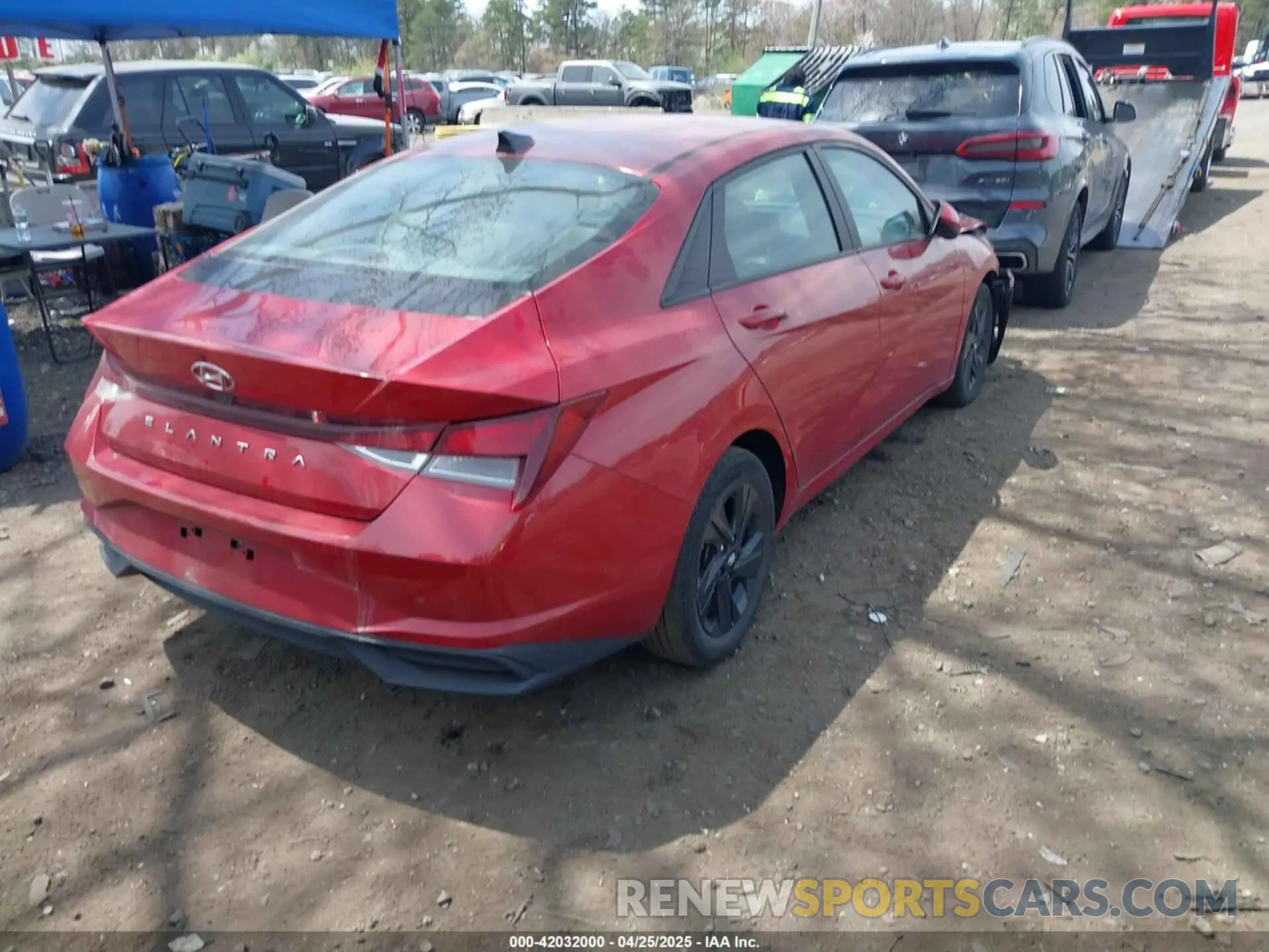 4 Photograph of a damaged car KMHLM4AG4MU066193 HYUNDAI ELANTRA 2021