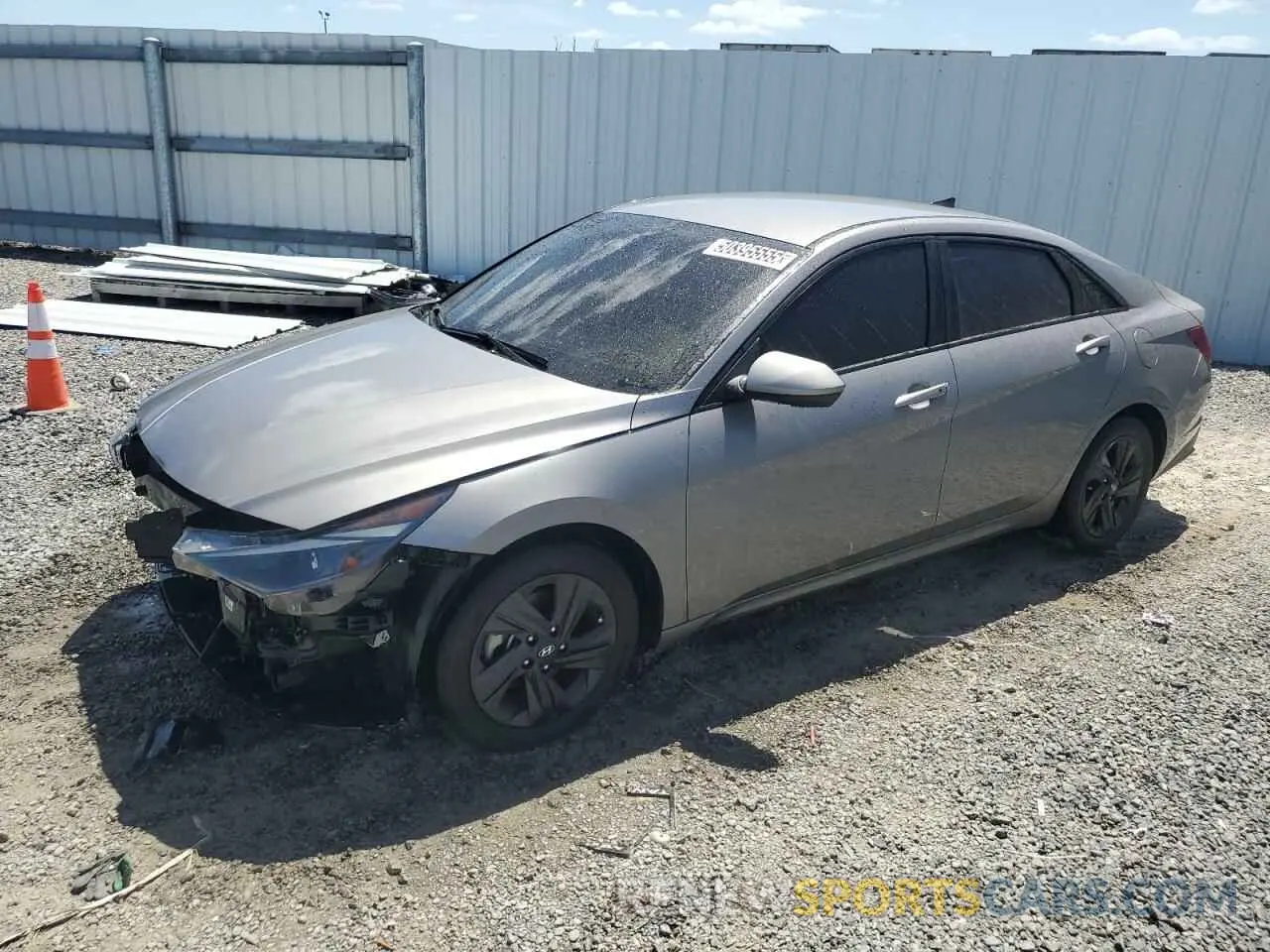 1 Photograph of a damaged car KMHLM4AG4MU140325 HYUNDAI ELANTRA 2021