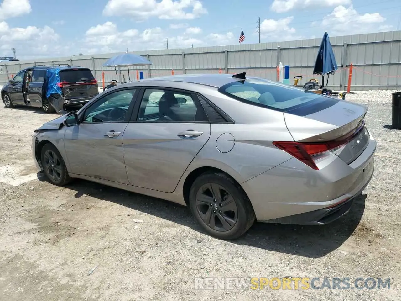 2 Фотография поврежденного автомобиля KMHLM4AG4MU156640 HYUNDAI ELANTRA 2021