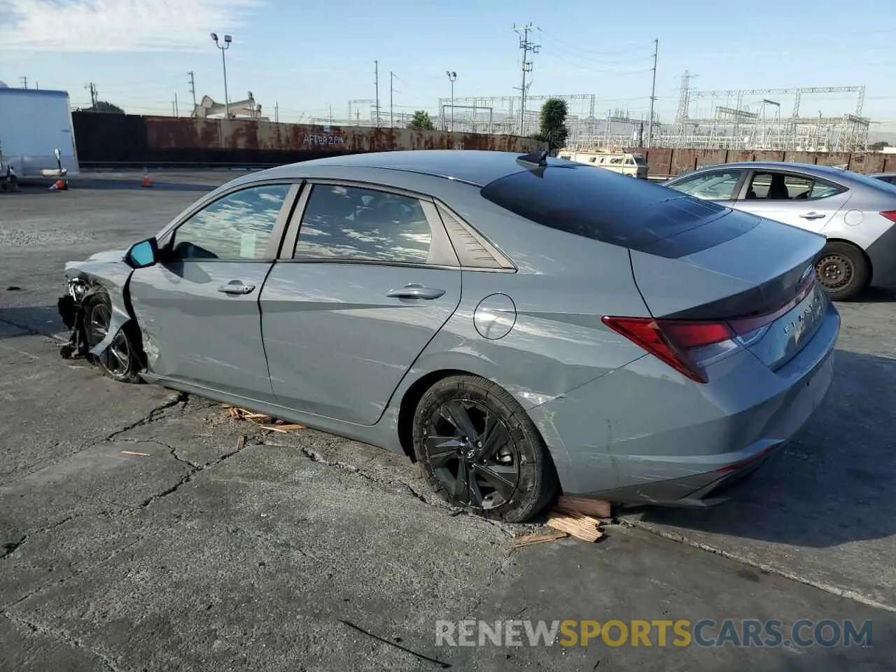2 Photograph of a damaged car KMHLM4AG5MU070138 HYUNDAI ELANTRA 2021