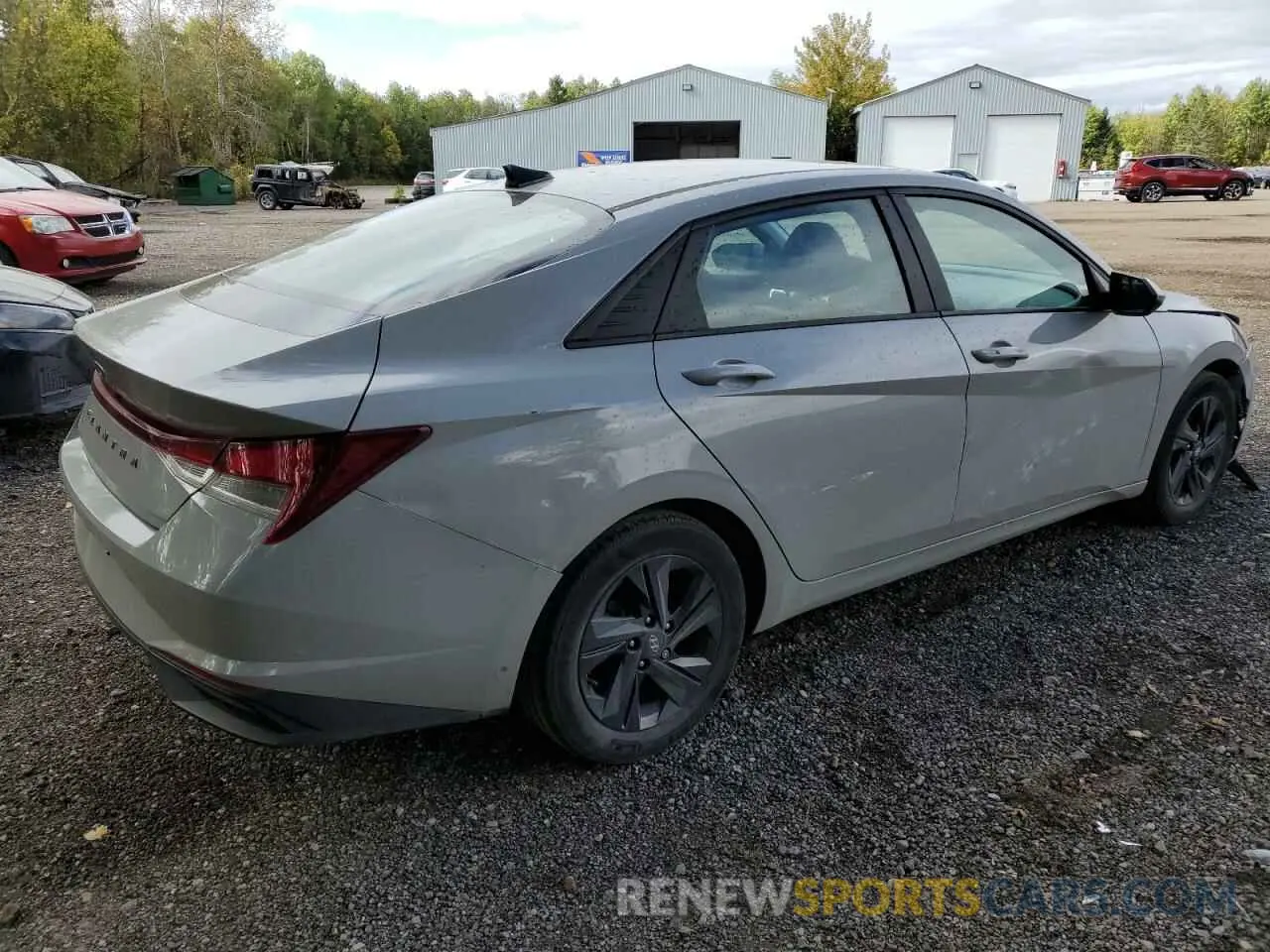 3 Photograph of a damaged car KMHLM4AG5MU076134 HYUNDAI ELANTRA 2021