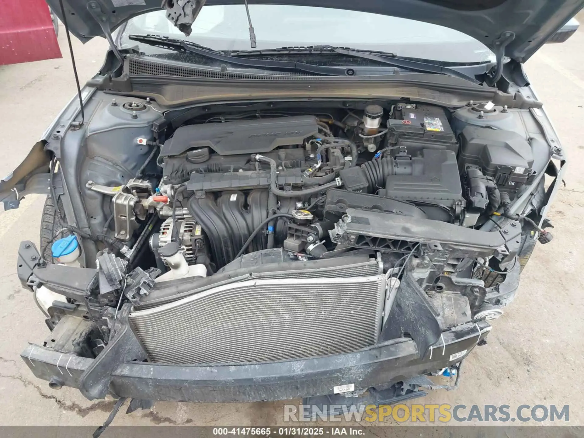 10 Фотография поврежденного автомобиля KMHLM4AG5MU116681 HYUNDAI ELANTRA 2021