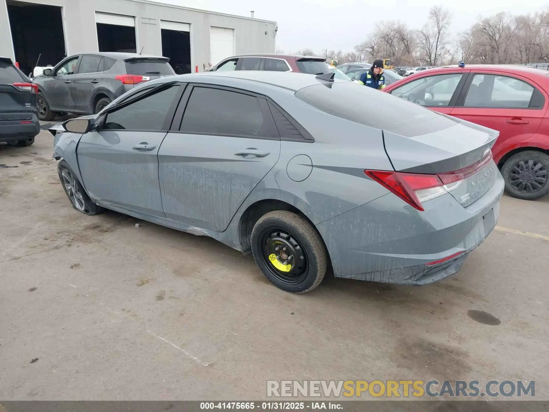 3 Фотография поврежденного автомобиля KMHLM4AG5MU116681 HYUNDAI ELANTRA 2021
