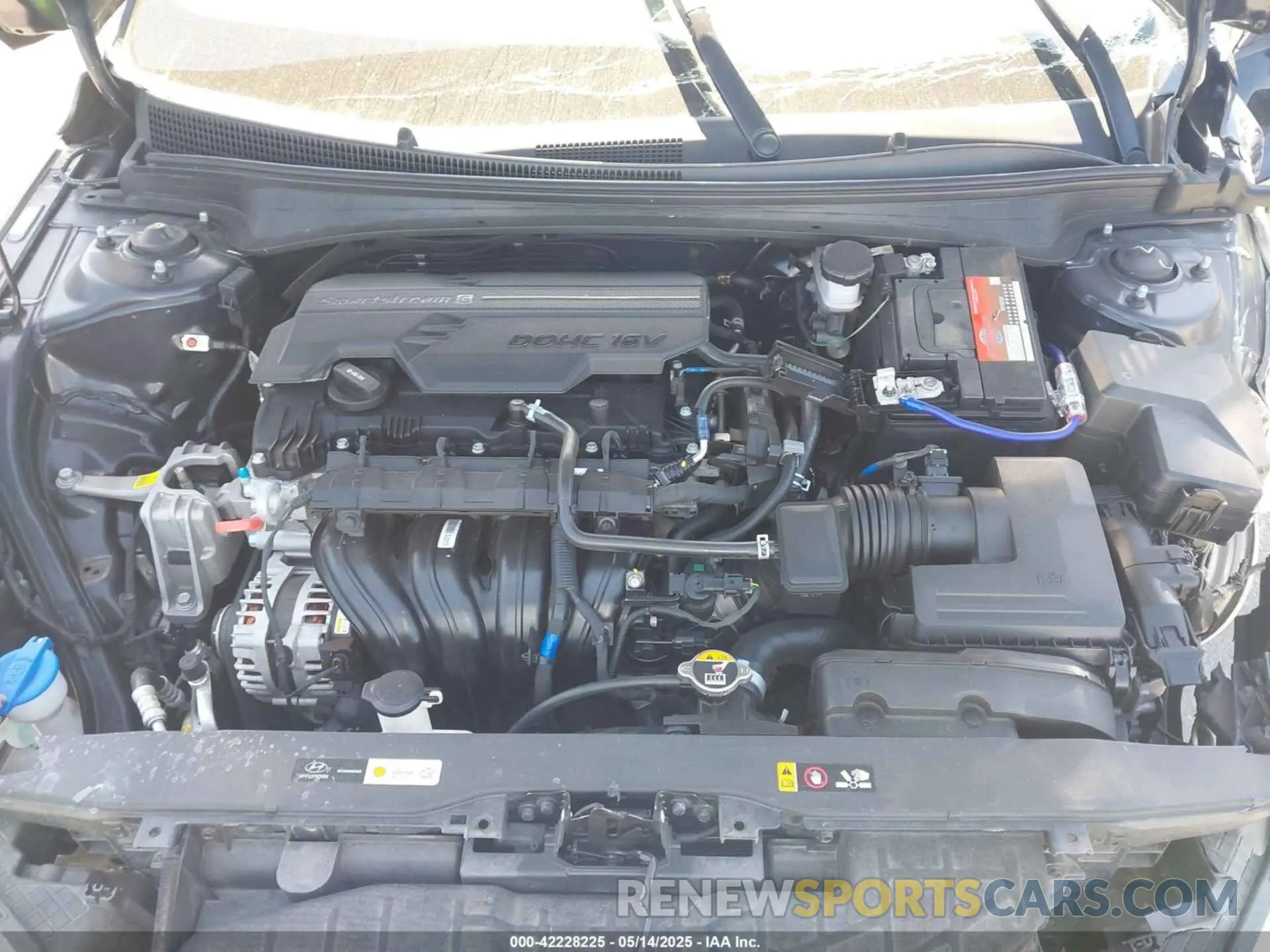 10 Photograph of a damaged car KMHLM4AG5MU121881 HYUNDAI ELANTRA 2021