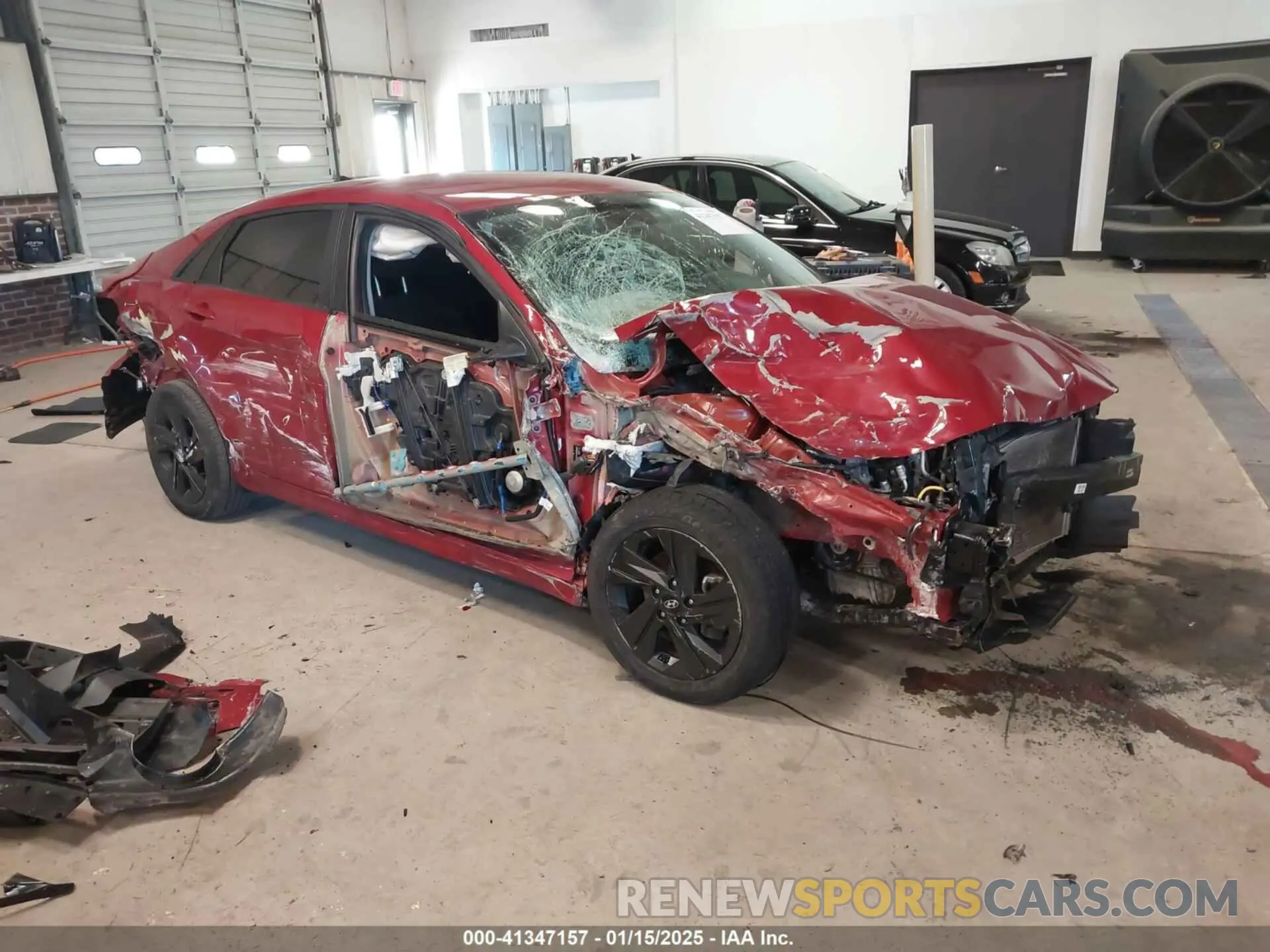 1 Photograph of a damaged car KMHLM4AG5MU175634 HYUNDAI ELANTRA 2021