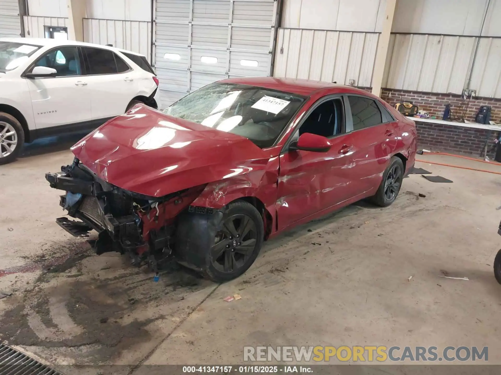 2 Photograph of a damaged car KMHLM4AG5MU175634 HYUNDAI ELANTRA 2021