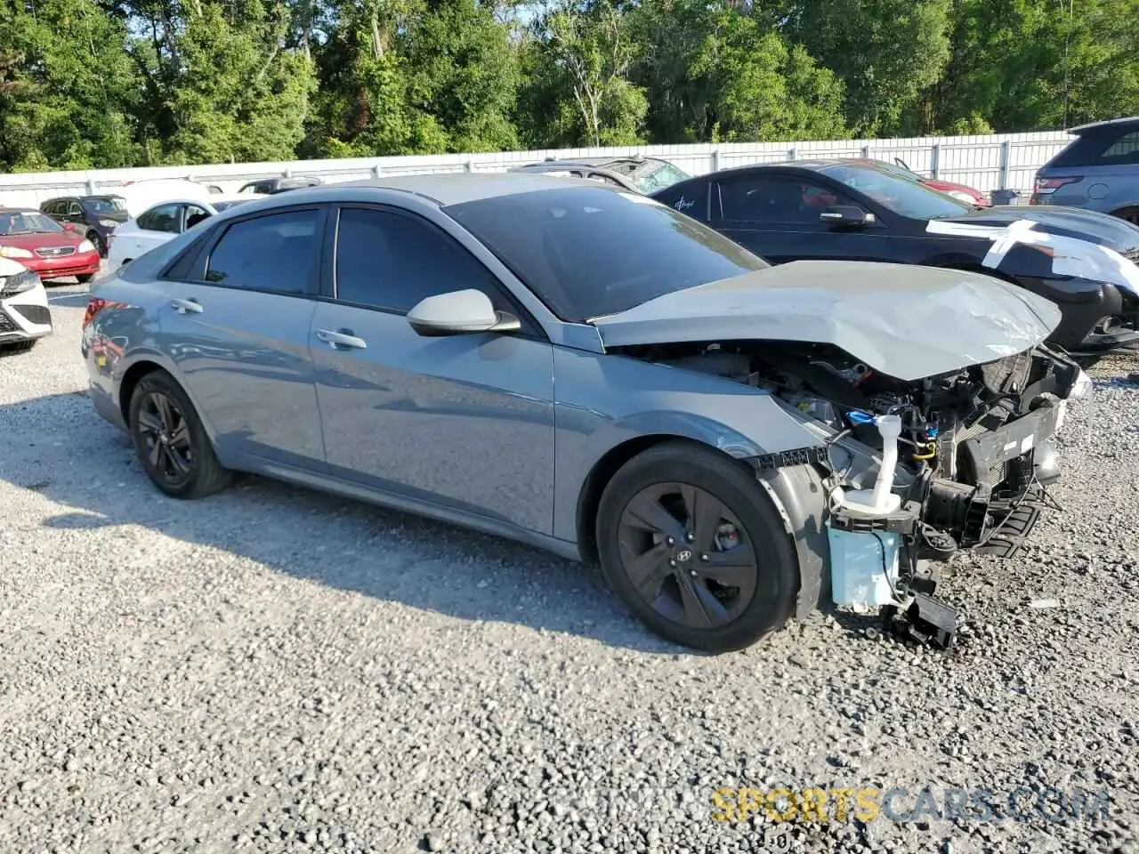 4 Photograph of a damaged car KMHLM4AG5MU204923 HYUNDAI ELANTRA 2021