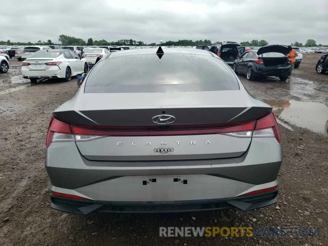 6 Фотография поврежденного автомобиля KMHLM4AG6MU070956 HYUNDAI ELANTRA 2021