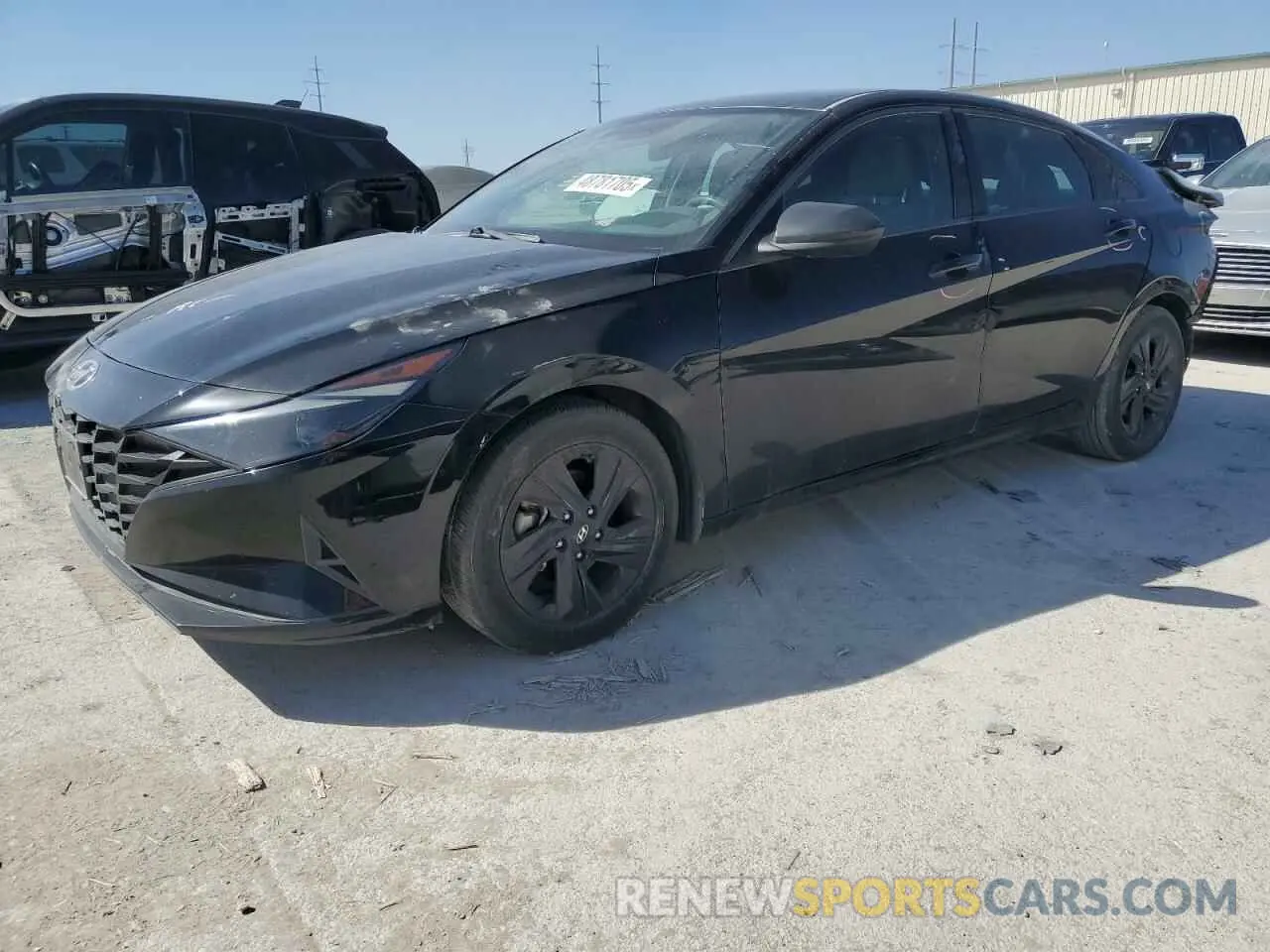 1 Фотография поврежденного автомобиля KMHLM4AG6MU193074 HYUNDAI ELANTRA 2021
