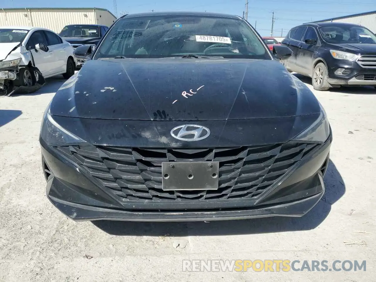 5 Фотография поврежденного автомобиля KMHLM4AG6MU193074 HYUNDAI ELANTRA 2021