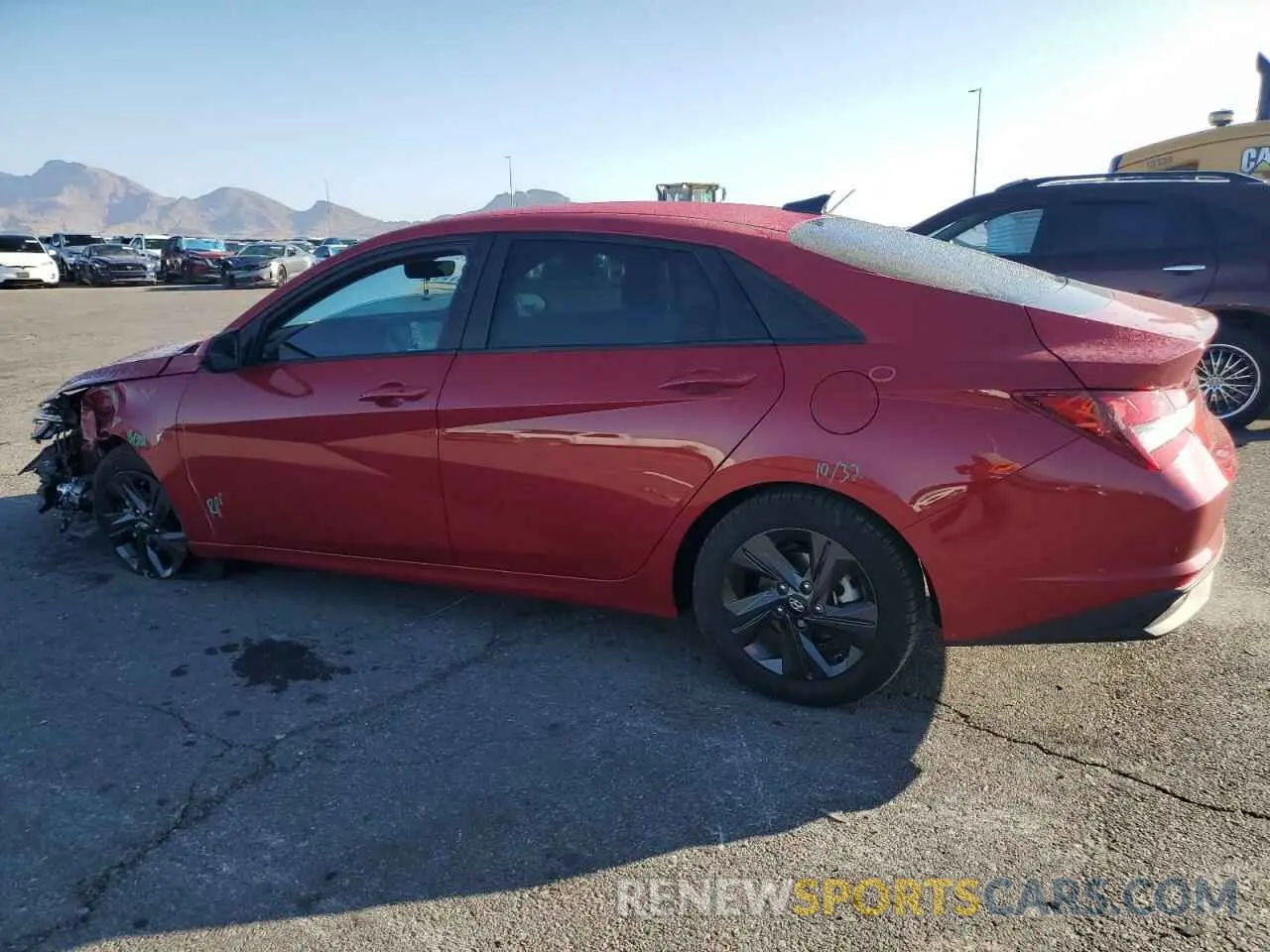 2 Photograph of a damaged car KMHLM4AG7MU066432 HYUNDAI ELANTRA 2021