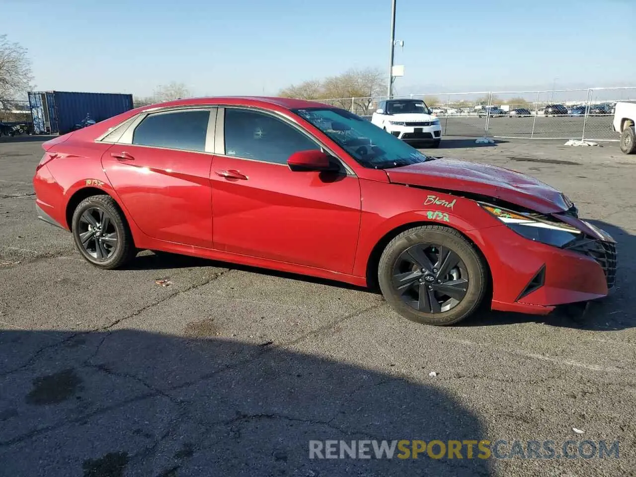 4 Photograph of a damaged car KMHLM4AG7MU066432 HYUNDAI ELANTRA 2021