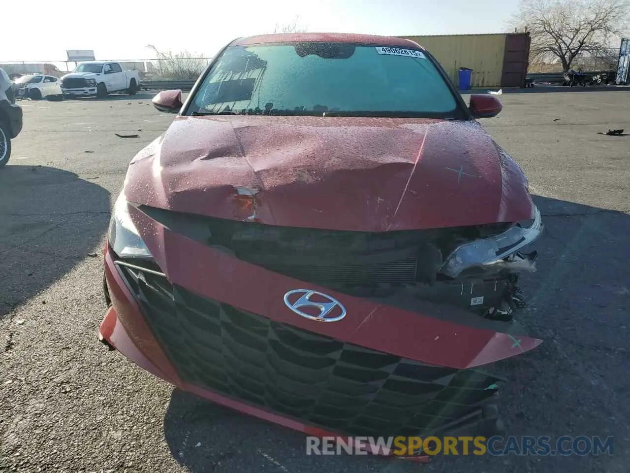 5 Photograph of a damaged car KMHLM4AG7MU066432 HYUNDAI ELANTRA 2021