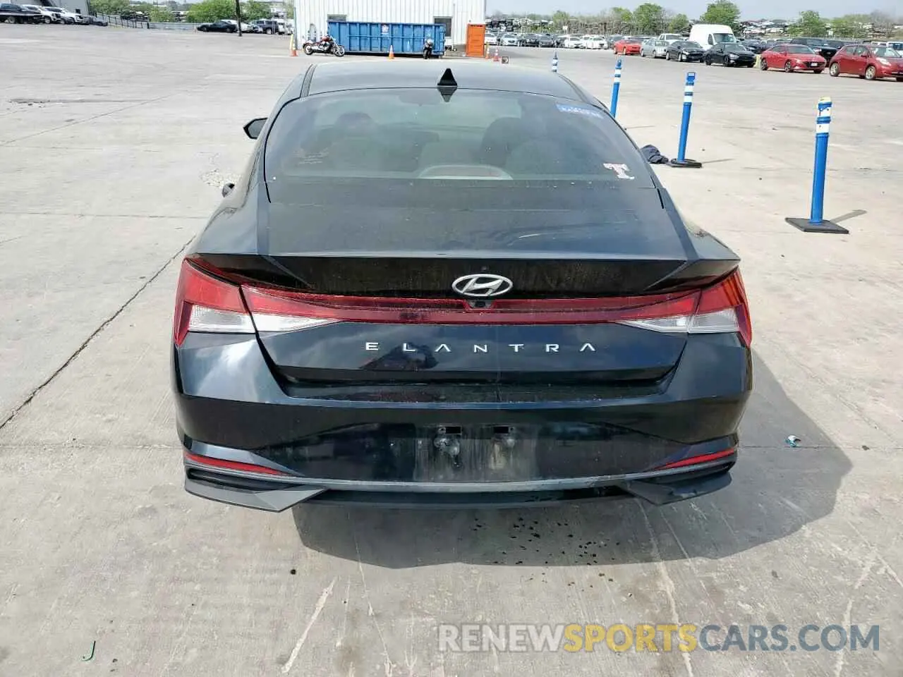 6 Фотография поврежденного автомобиля KMHLM4AG7MU070237 HYUNDAI ELANTRA 2021