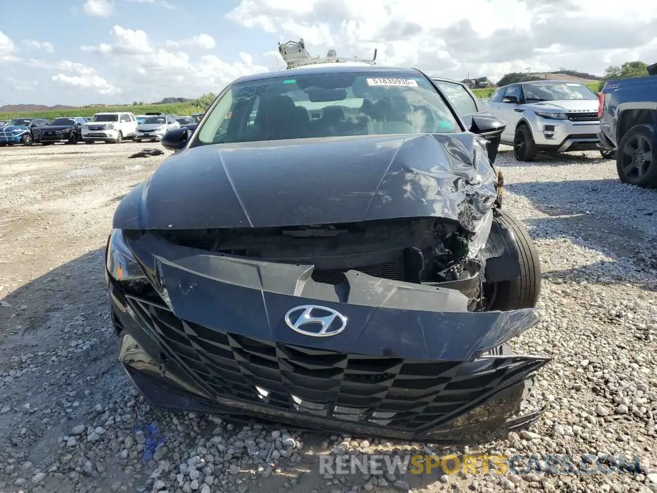 5 Фотография поврежденного автомобиля KMHLM4AG7MU101986 HYUNDAI ELANTRA 2021