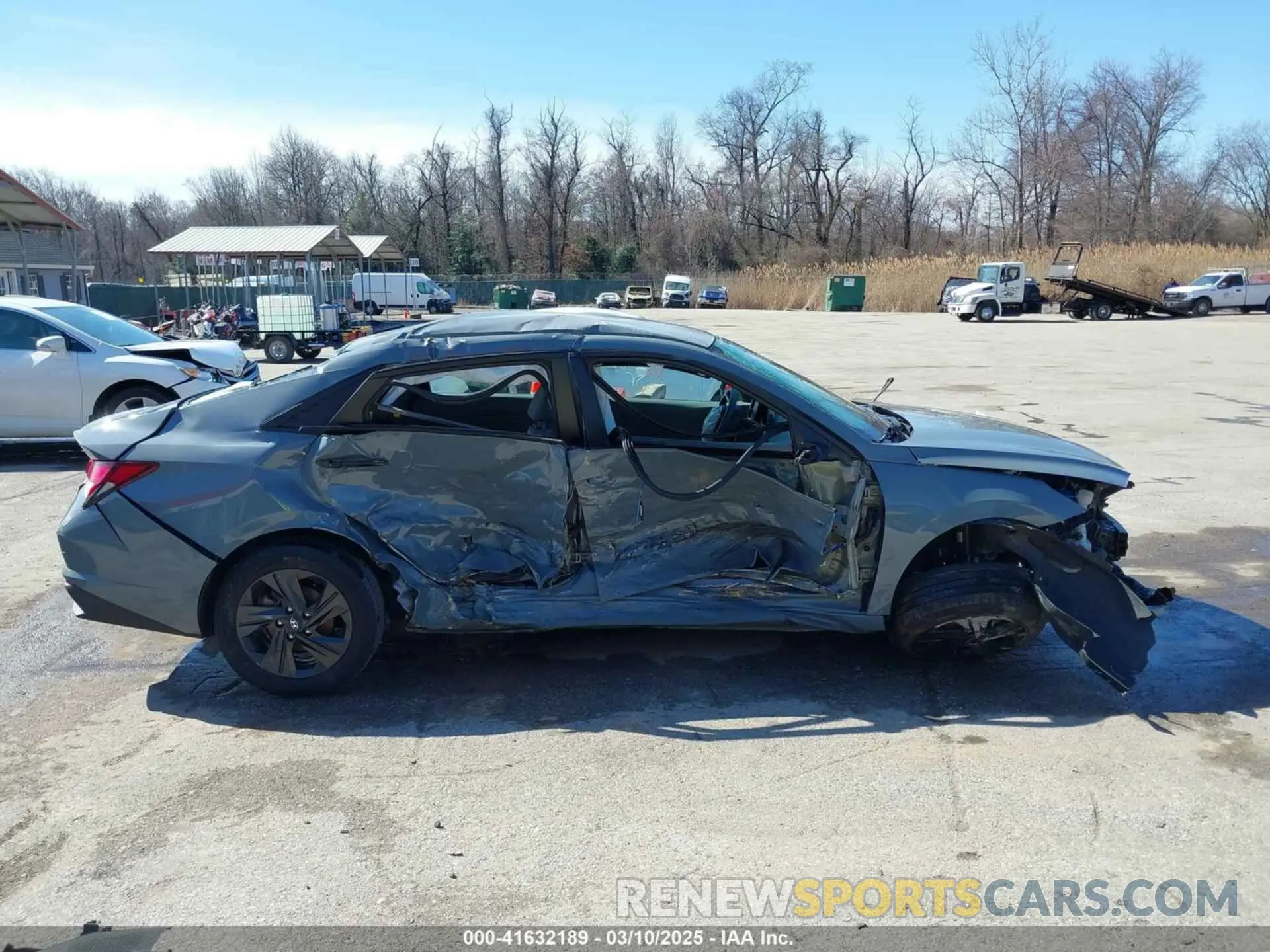 14 Фотография поврежденного автомобиля KMHLM4AG7MU105570 HYUNDAI ELANTRA 2021