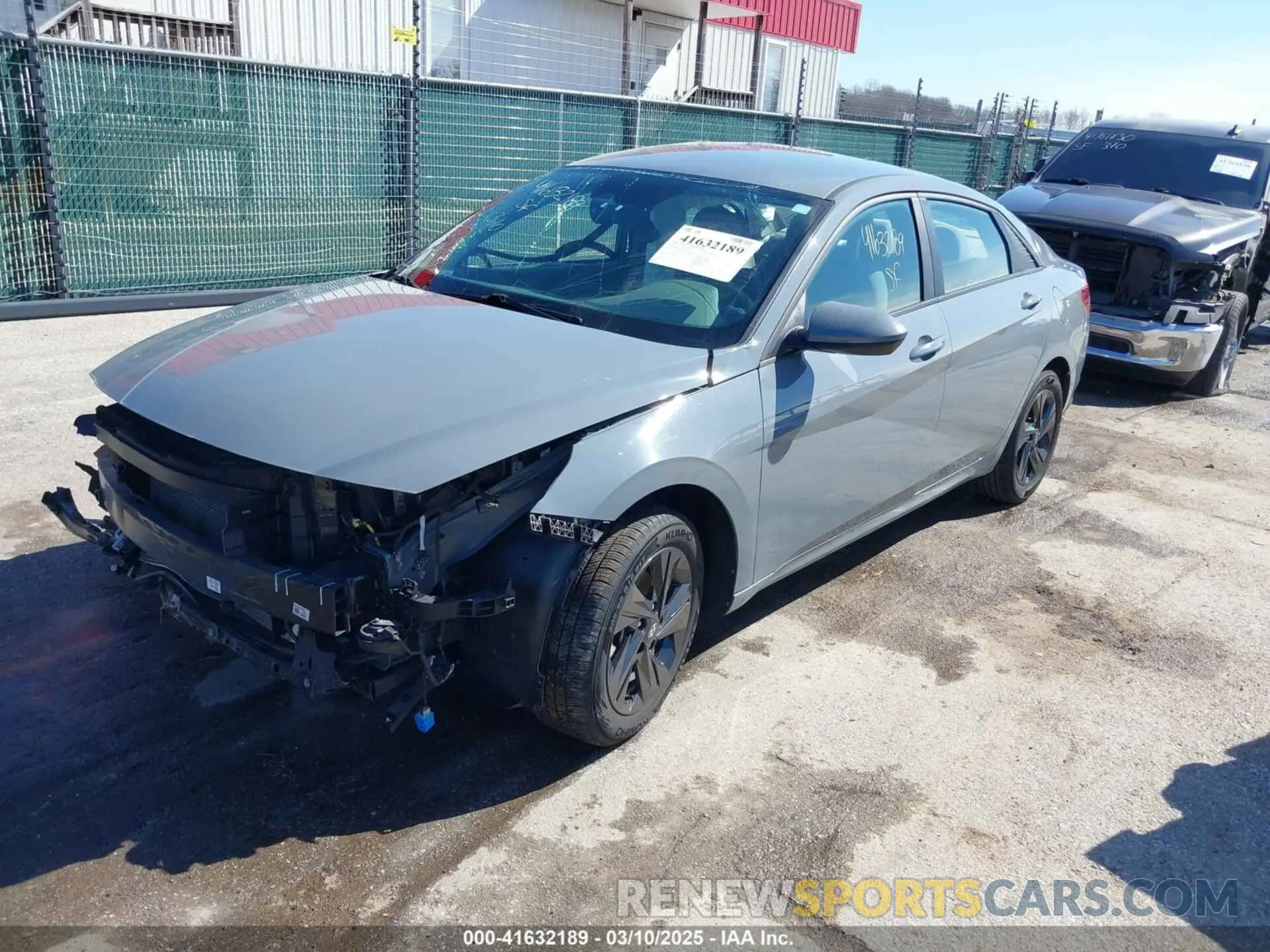 2 Фотография поврежденного автомобиля KMHLM4AG7MU105570 HYUNDAI ELANTRA 2021