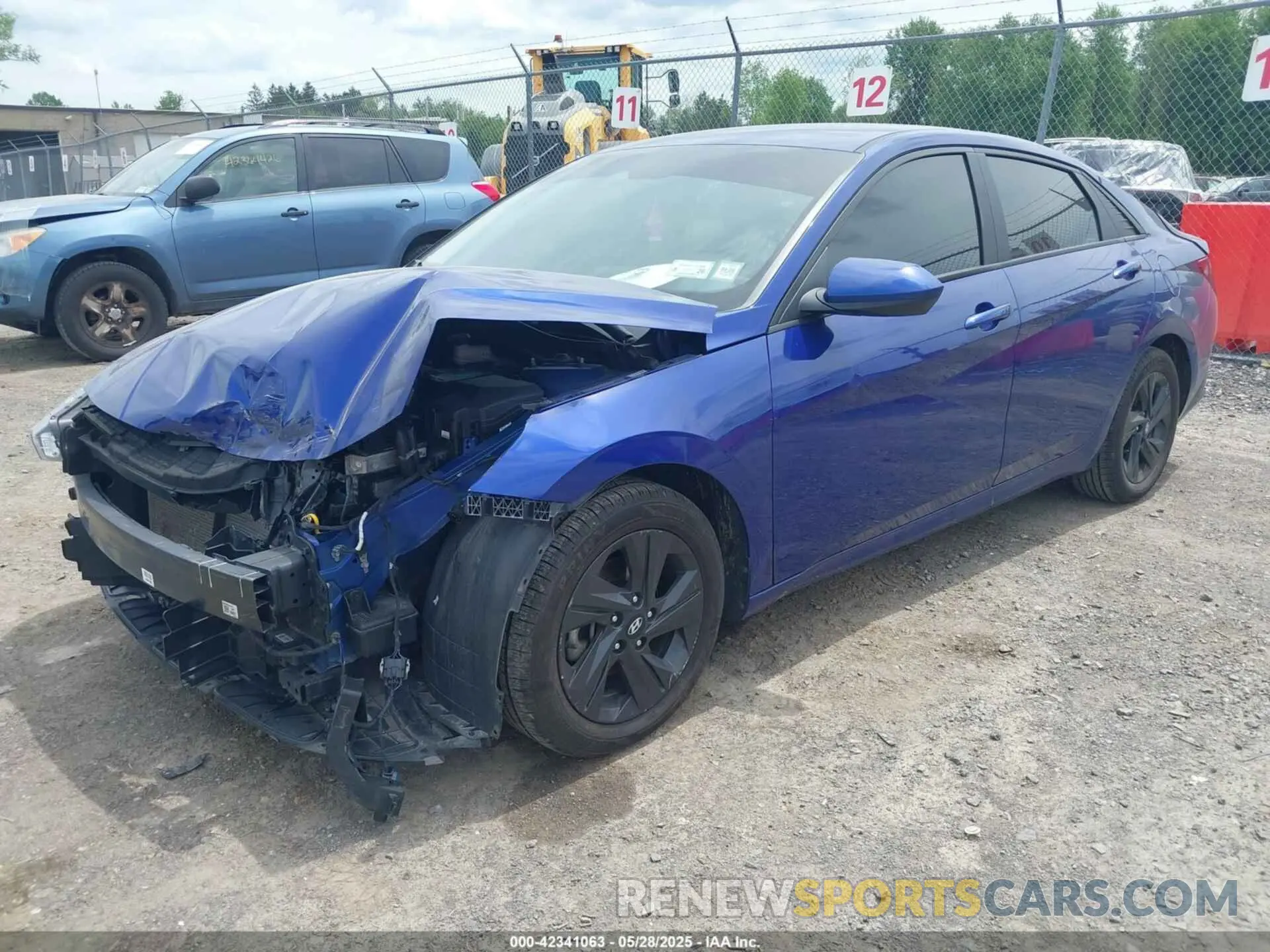 2 Photograph of a damaged car KMHLM4AG8MU068867 HYUNDAI ELANTRA 2021