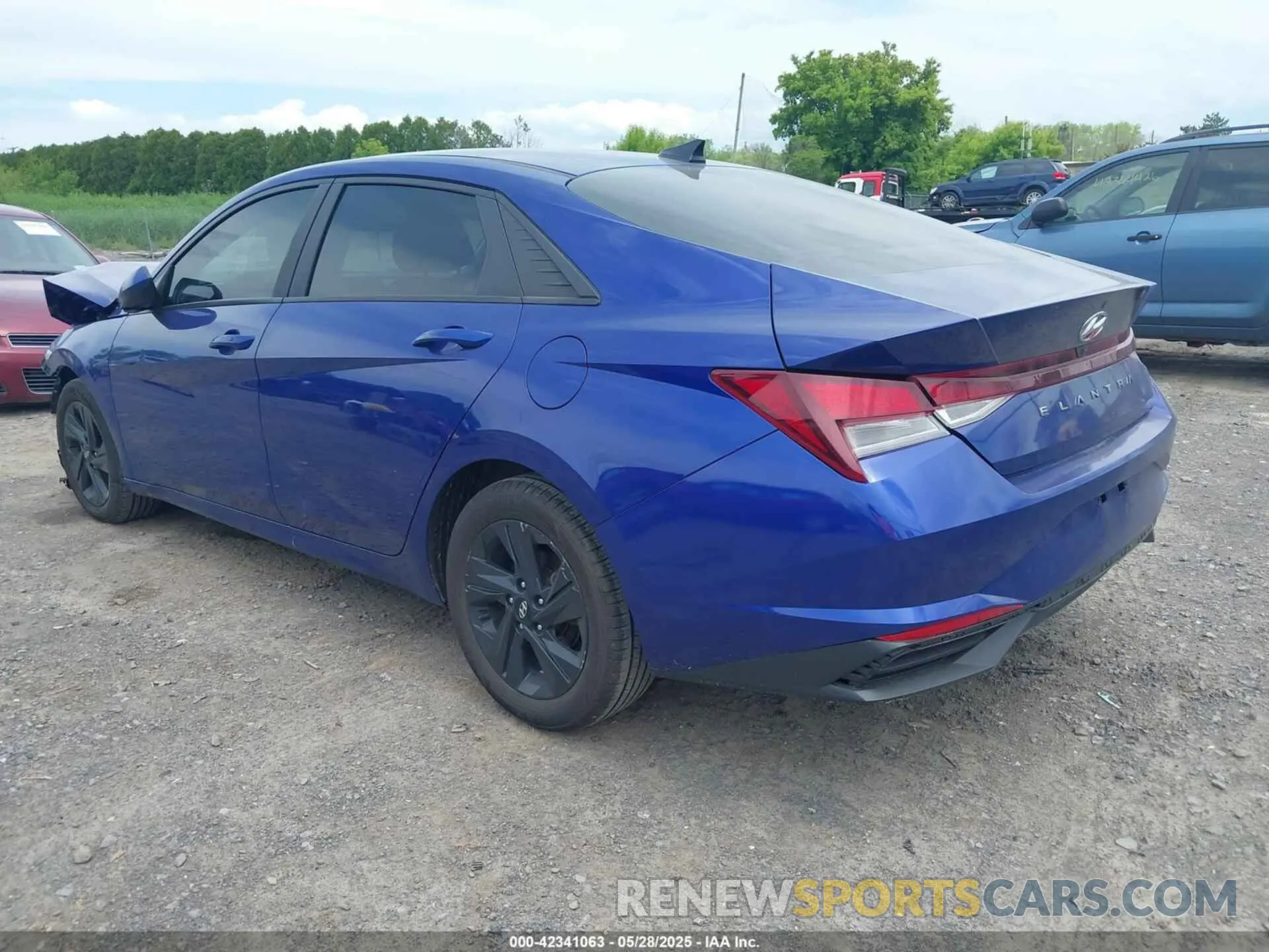 3 Photograph of a damaged car KMHLM4AG8MU068867 HYUNDAI ELANTRA 2021