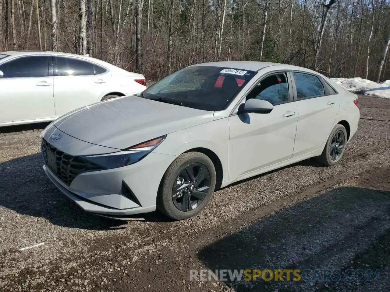 1 Photograph of a damaged car KMHLM4AG8MU151795 HYUNDAI ELANTRA 2021