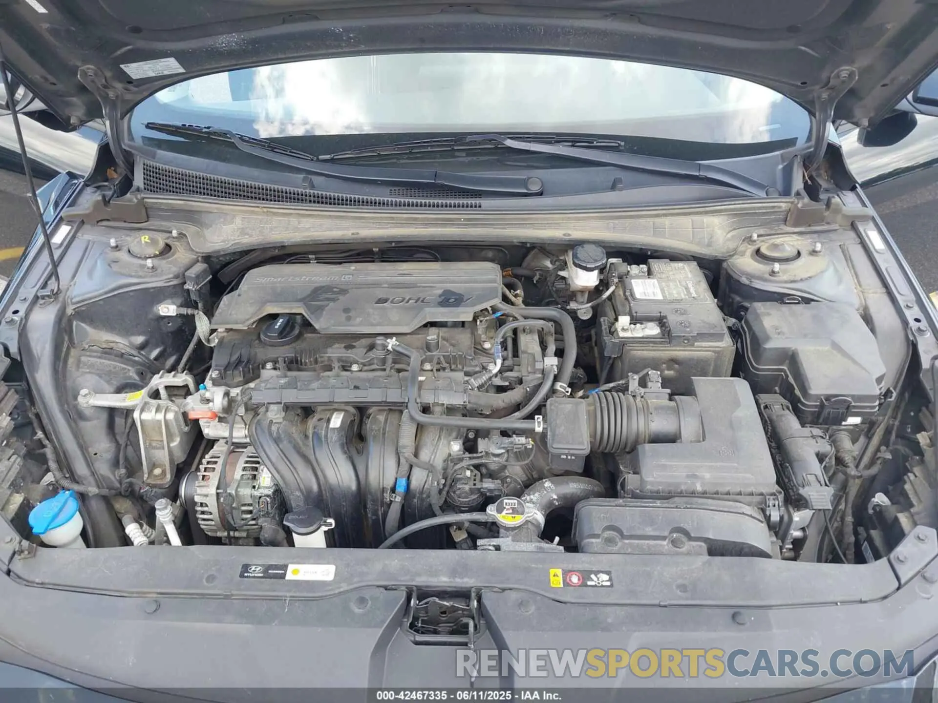 10 Photograph of a damaged car KMHLM4AG9MU091784 HYUNDAI ELANTRA 2021