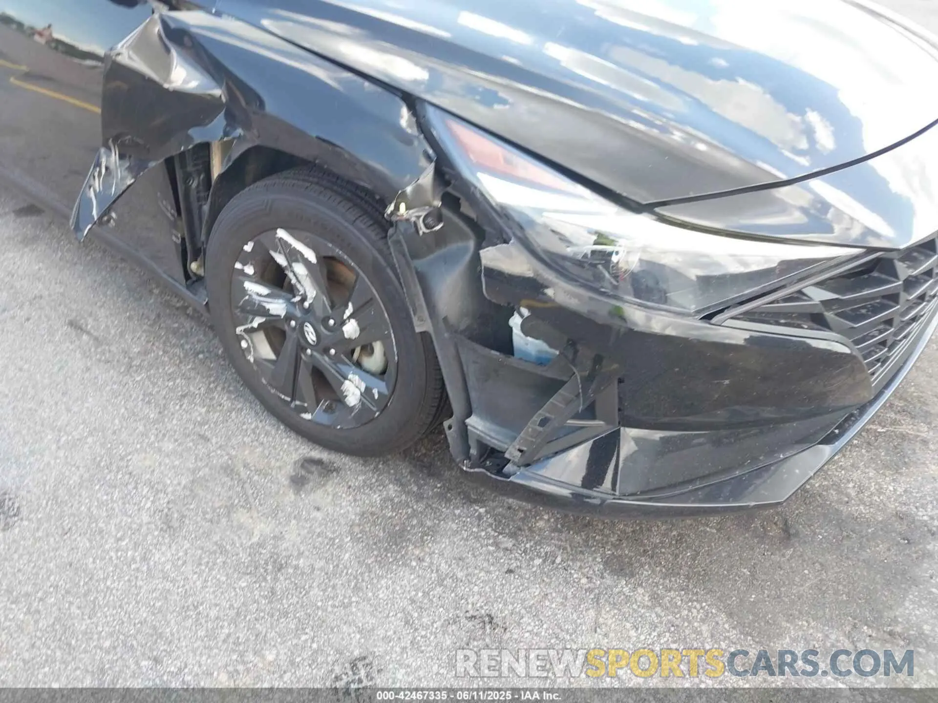 6 Photograph of a damaged car KMHLM4AG9MU091784 HYUNDAI ELANTRA 2021