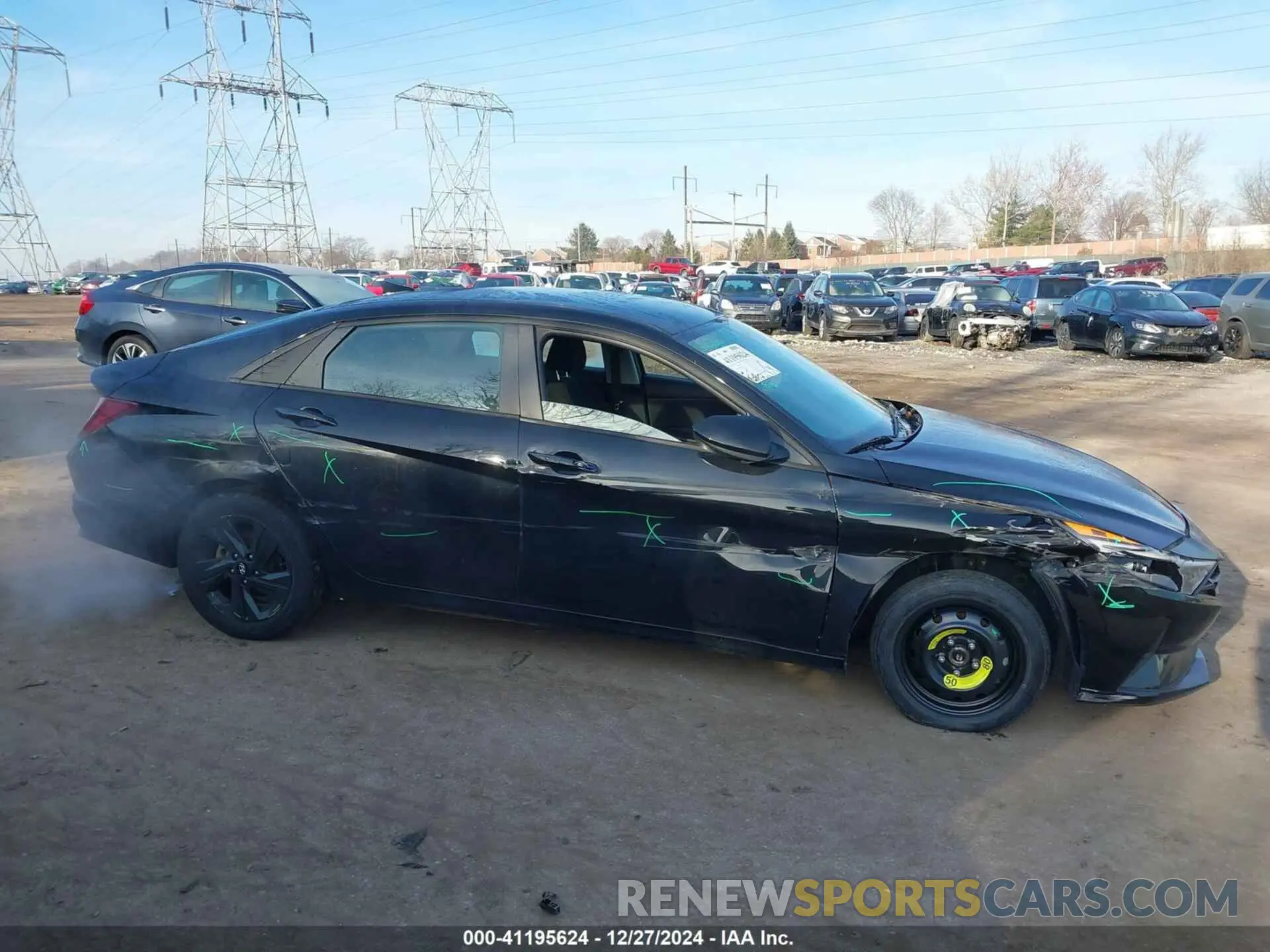 13 Фотография поврежденного автомобиля KMHLM4AG9MU119079 HYUNDAI ELANTRA 2021