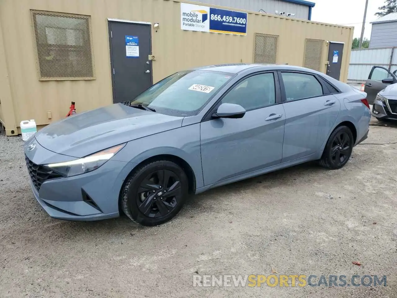 1 Photograph of a damaged car KMHLM4AG9MU142264 HYUNDAI ELANTRA 2021