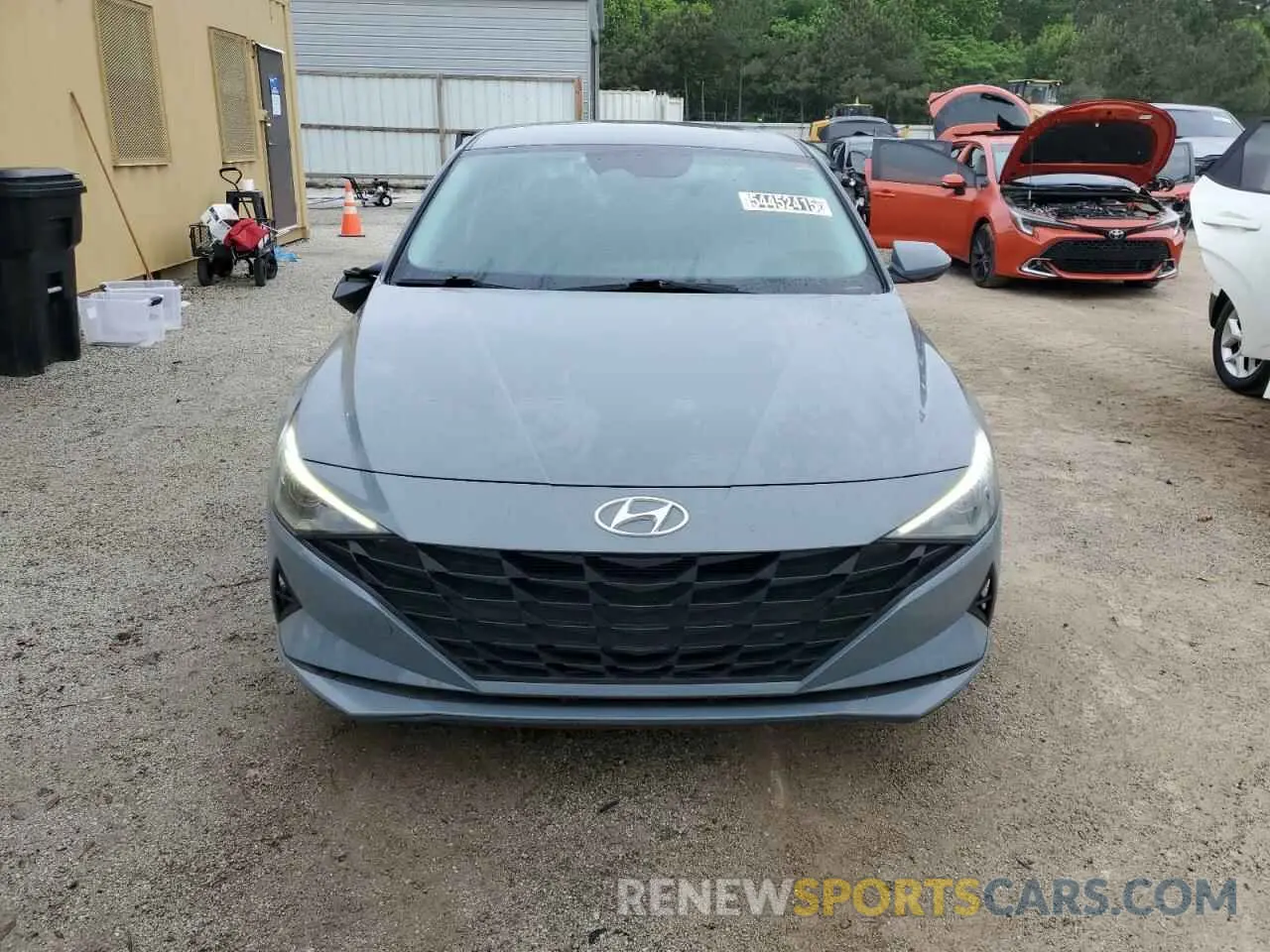5 Photograph of a damaged car KMHLM4AG9MU142264 HYUNDAI ELANTRA 2021