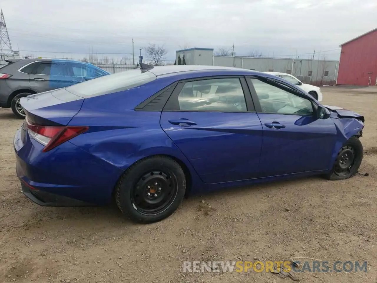 3 Фотография поврежденного автомобиля KMHLM4AG9MU171764 HYUNDAI ELANTRA 2021