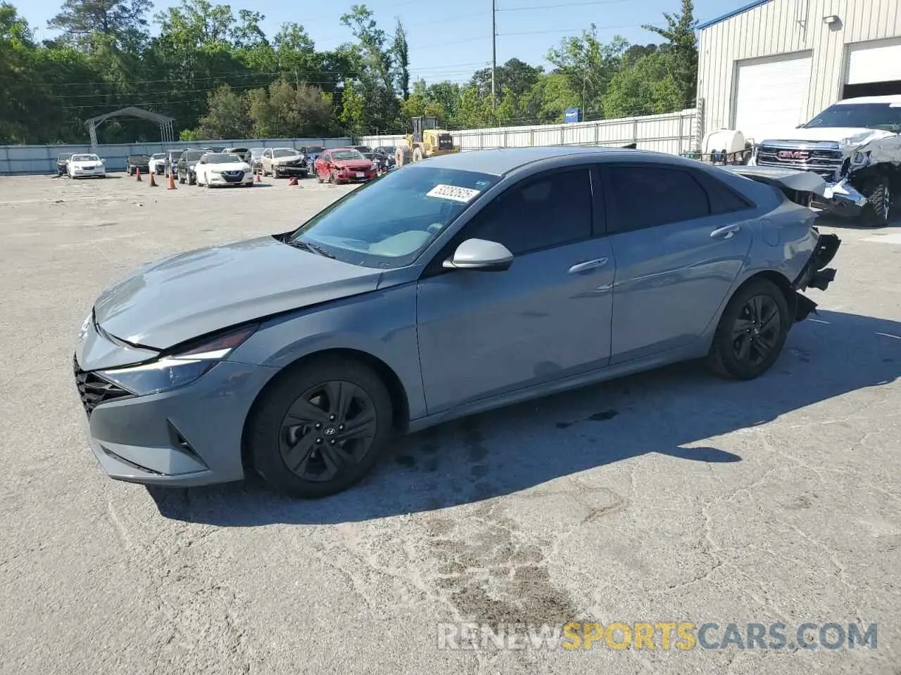1 Photograph of a damaged car KMHLM4AG9MU191836 HYUNDAI ELANTRA 2021