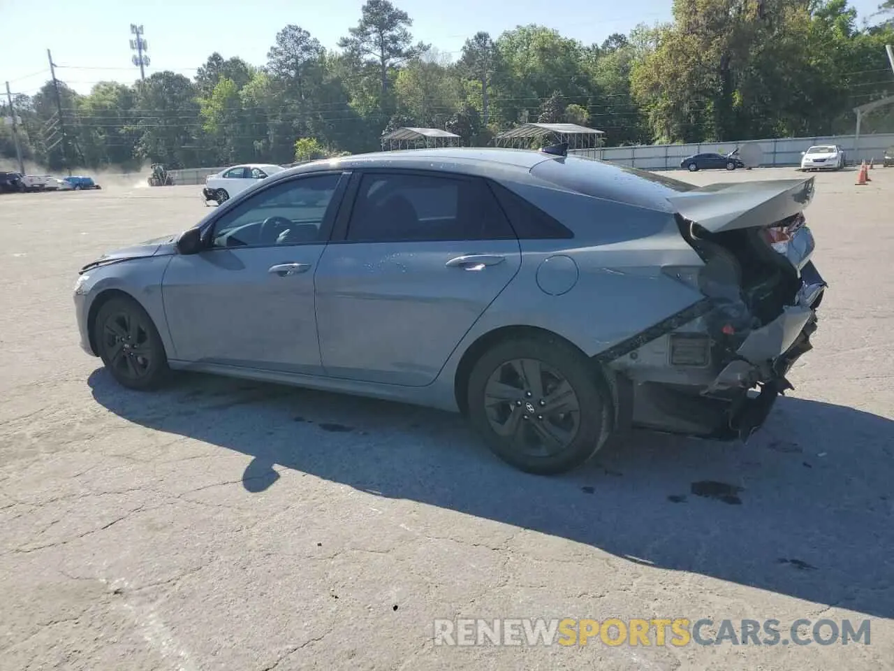 2 Photograph of a damaged car KMHLM4AG9MU191836 HYUNDAI ELANTRA 2021