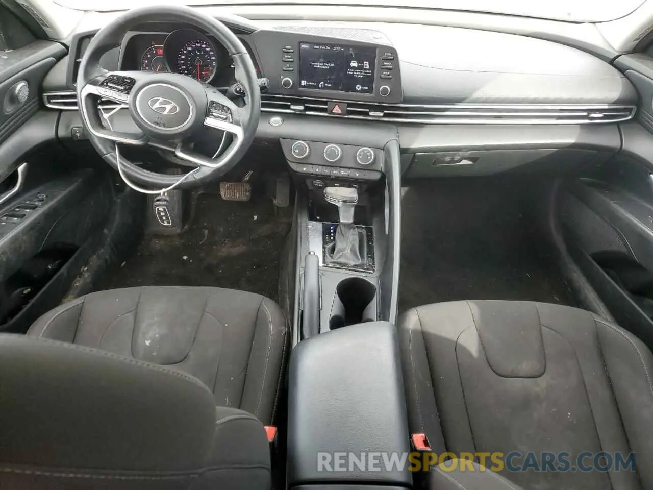 8 Фотография поврежденного автомобиля KMHLM4AG9MU197393 HYUNDAI ELANTRA 2021