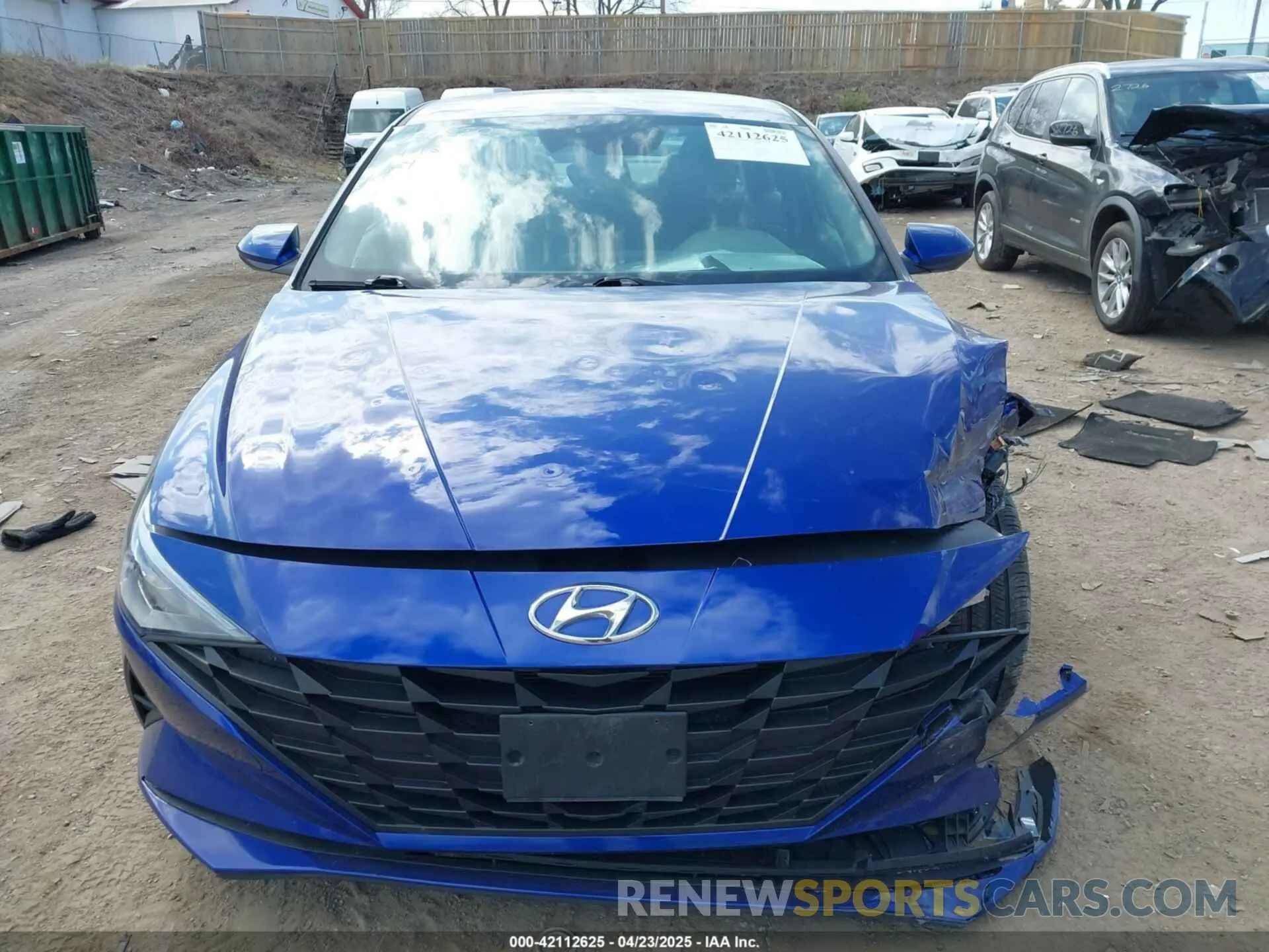 12 Фотография поврежденного автомобиля KMHLM4AGXMU070121 HYUNDAI ELANTRA 2021