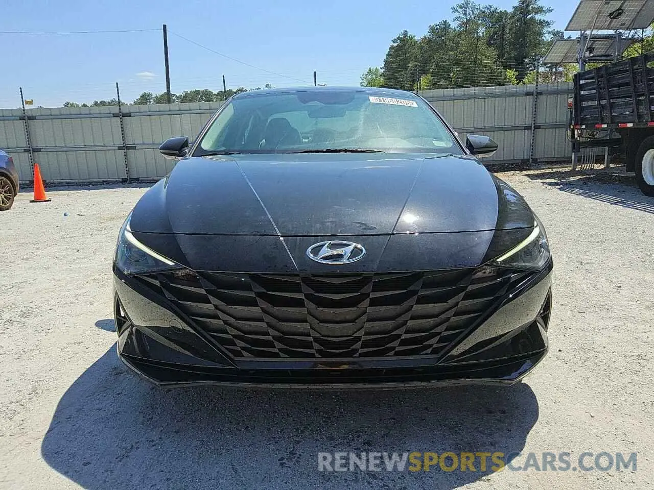 5 Фотография поврежденного автомобиля KMHLM4AGXMU121570 HYUNDAI ELANTRA 2021