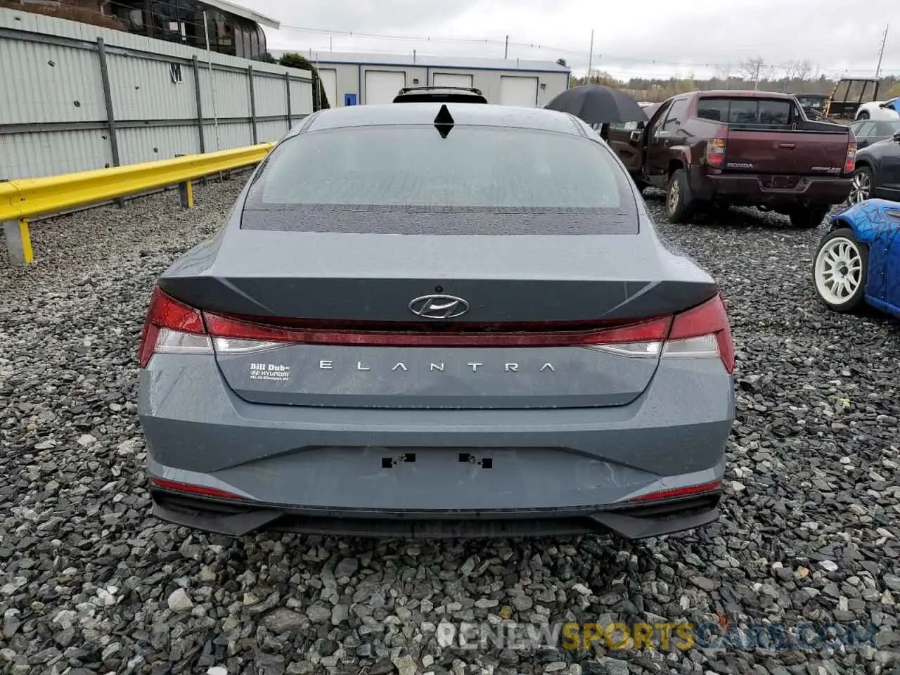 6 Фотография поврежденного автомобиля KMHLM4AGXMU123089 HYUNDAI ELANTRA 2021