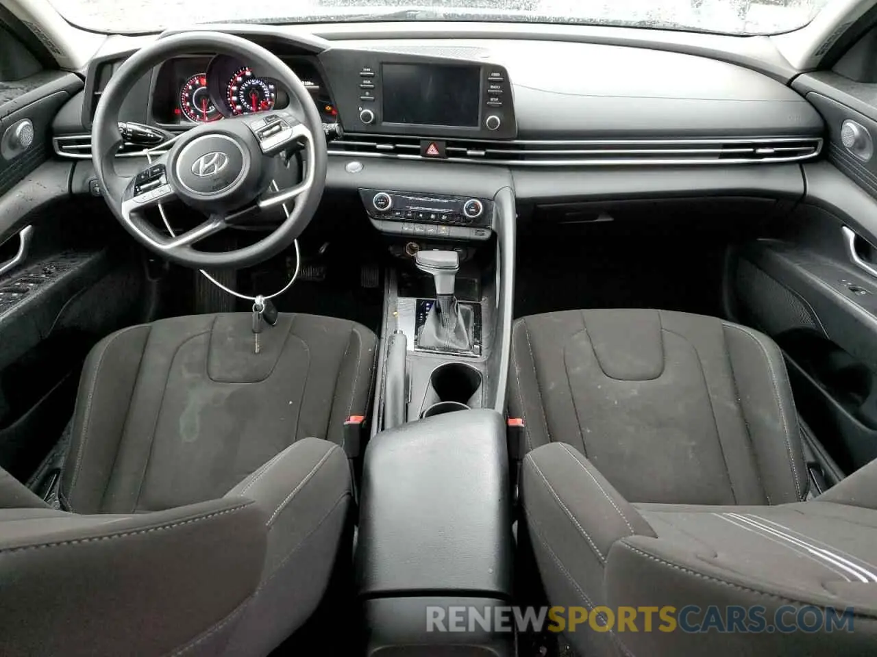 8 Фотография поврежденного автомобиля KMHLM4AGXMU123089 HYUNDAI ELANTRA 2021